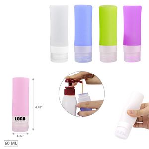 60ml Silicone Travel Bottle With Flip Lid 2