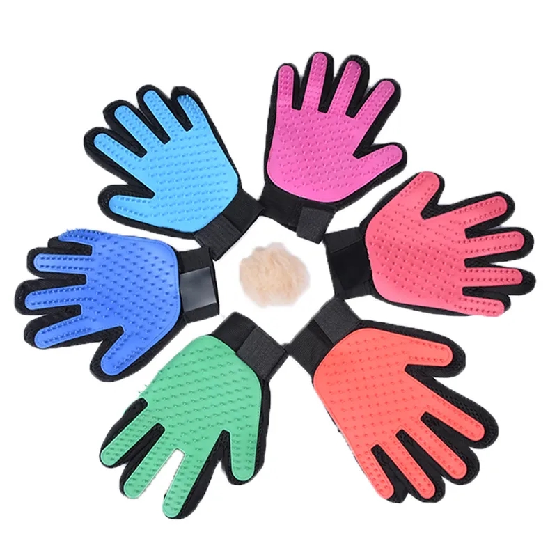 Pet Grooming Glove Brush 5