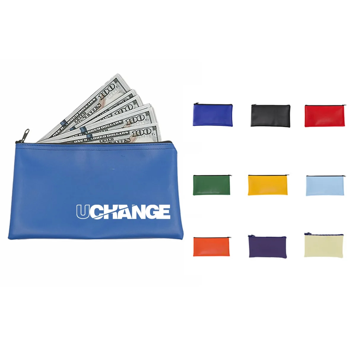 Compact Document Holder Hand Bag Coin Purse Custom Pouch 7