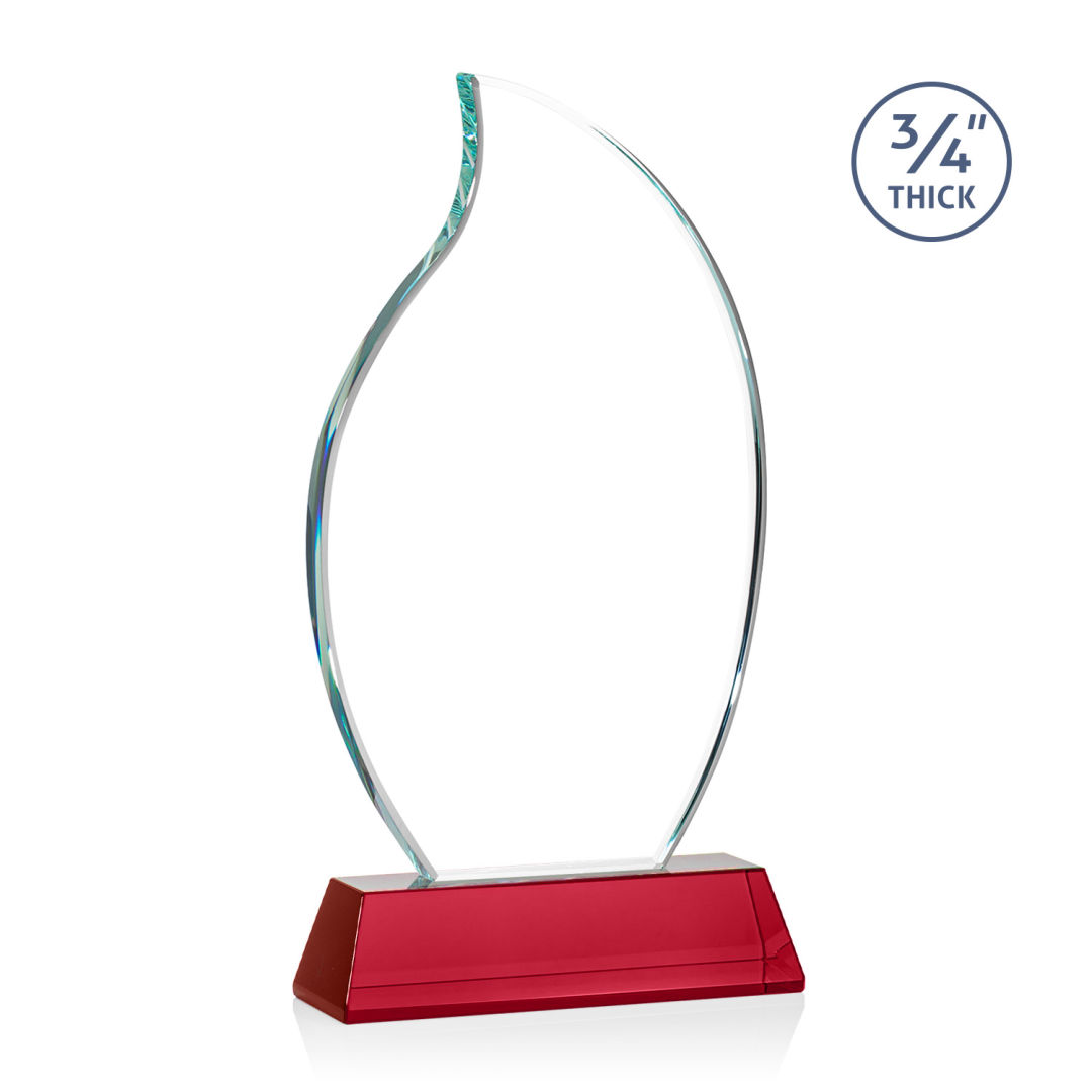 Croydon VividPrint™ Award on Newhaven Base - Red 10