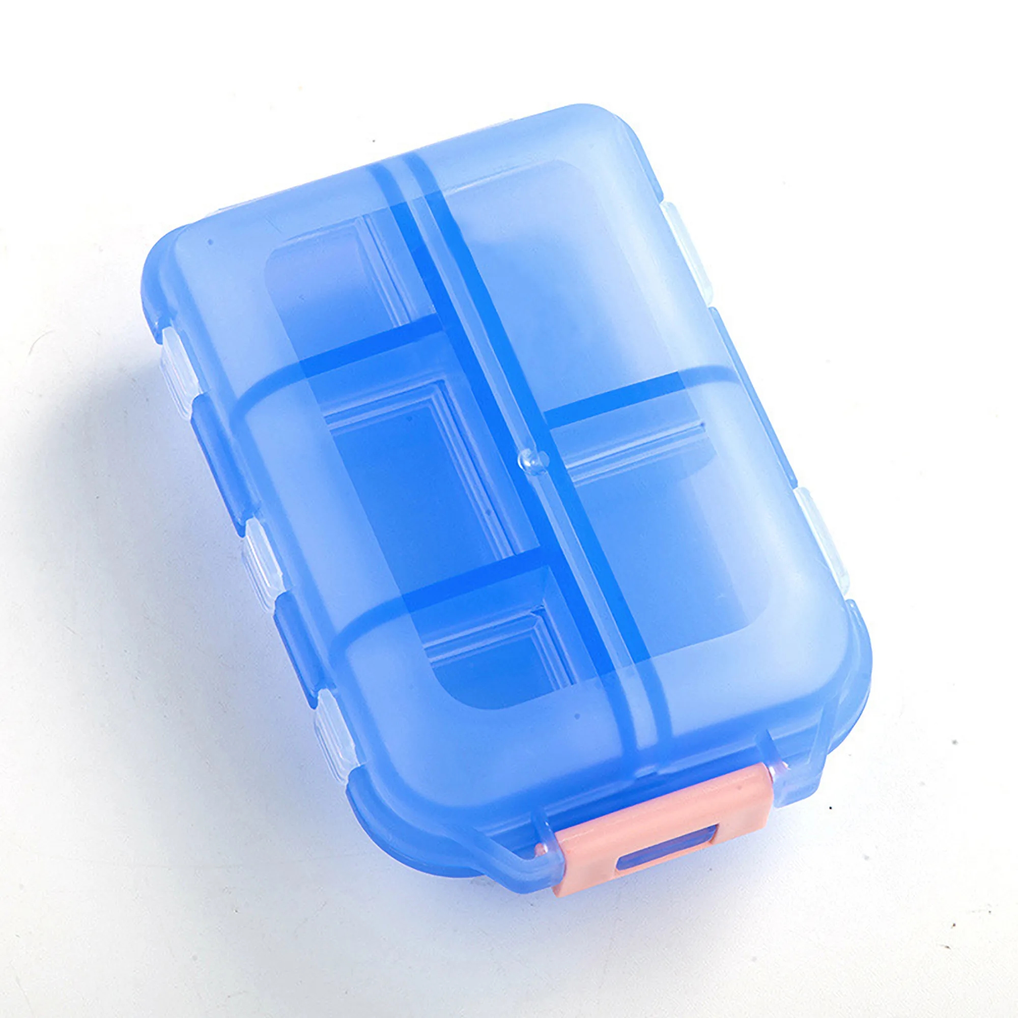 Travel Pill Organizer with Individual Moisture Lids 8