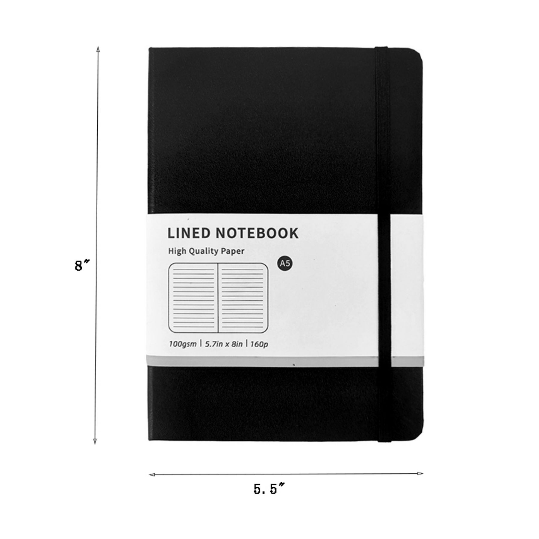 Medium A5 Ruled Softcover Notebook 2