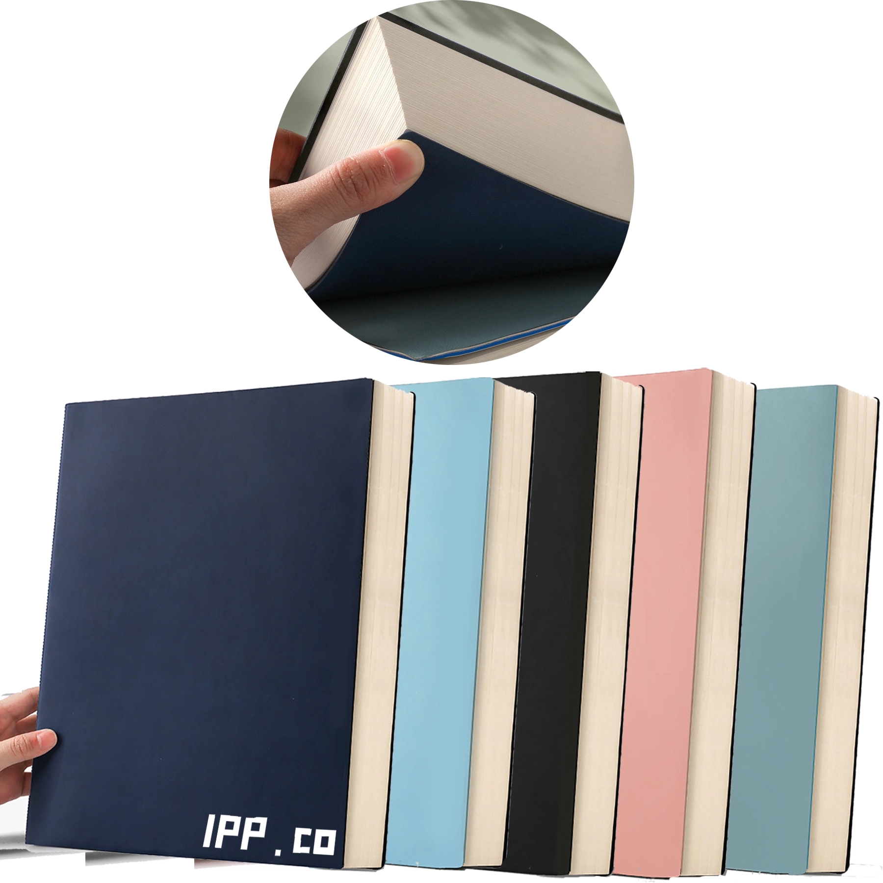 A4 Classic Hardcover Notebook Journal PU Leather 2