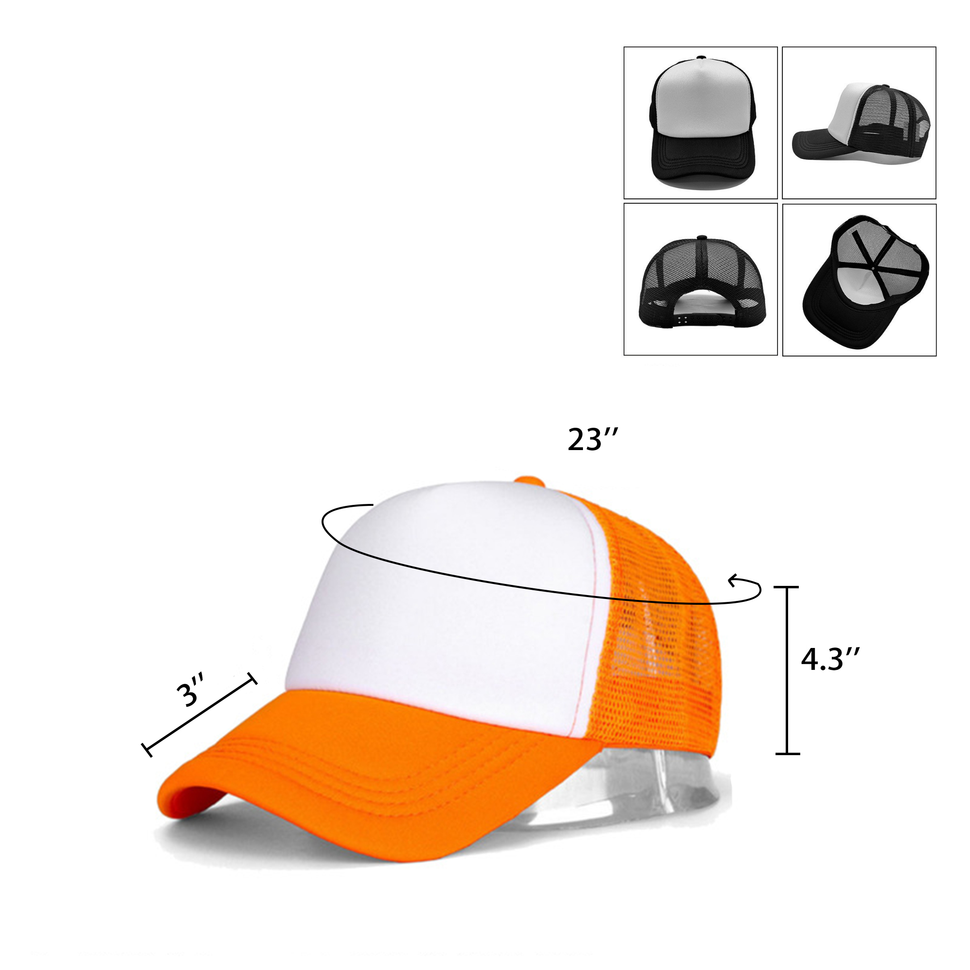 Lightweight Foam Mesh Trucker Hat 3