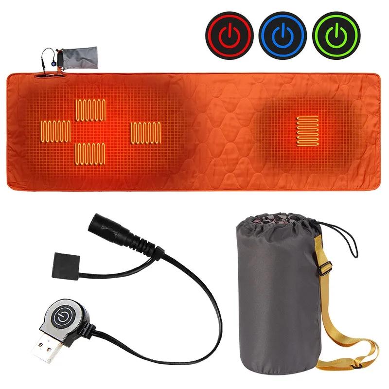Camping Heated Sleeping Mat with Portable Pouch 3