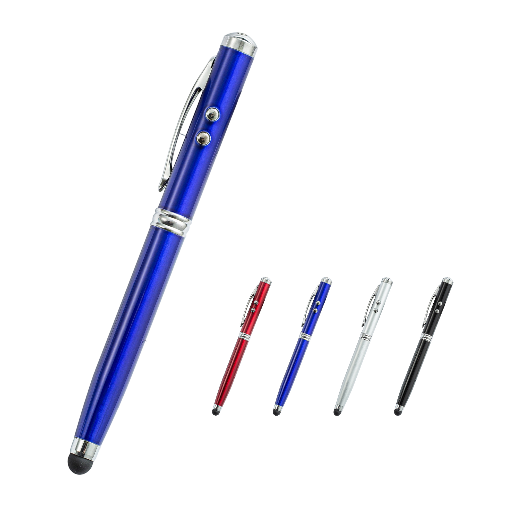 Laser LED Touch Screen Pen with 4 Functions for Office Use 7