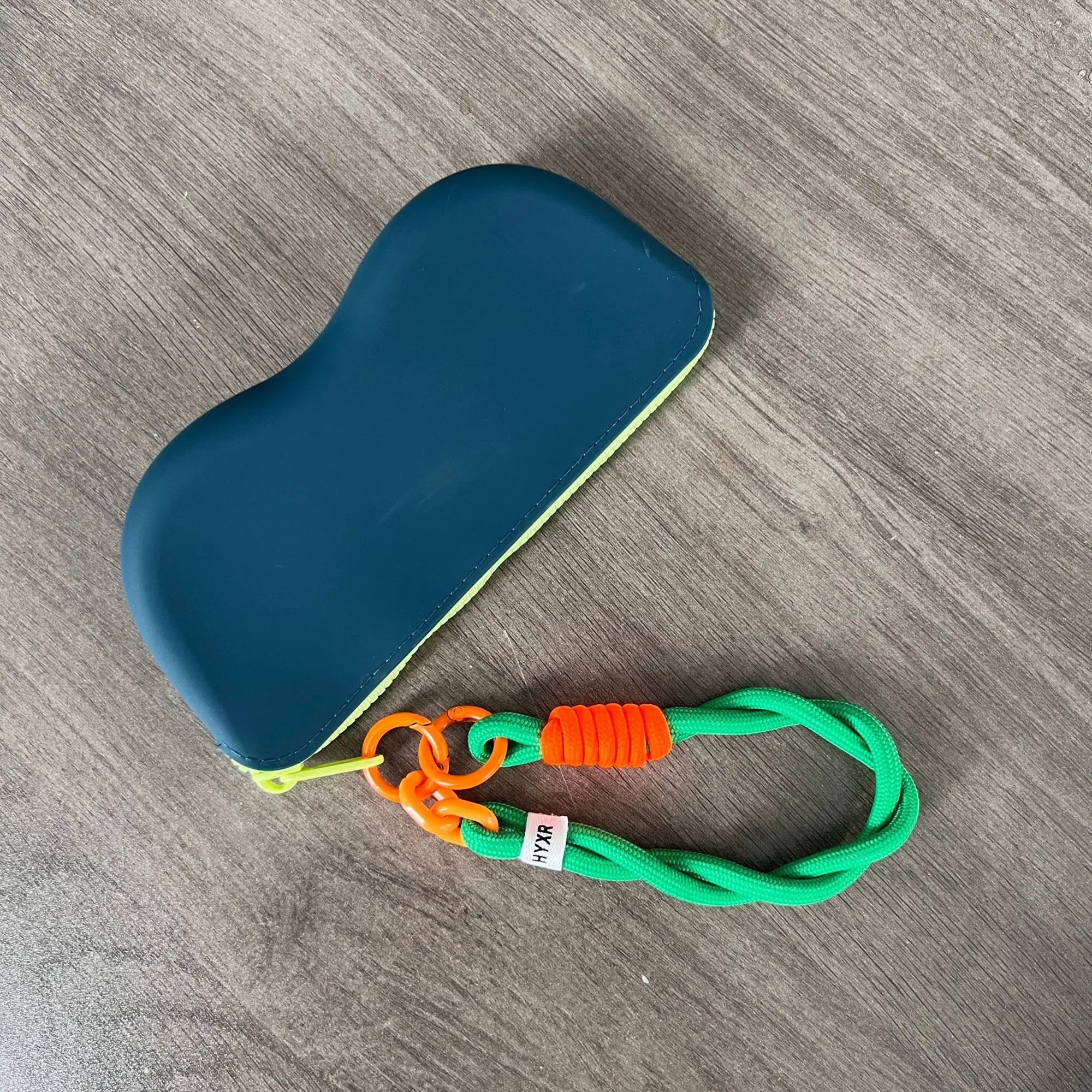 Trendy Color Block Eyeglasses Pouch Portable Travel Case 4