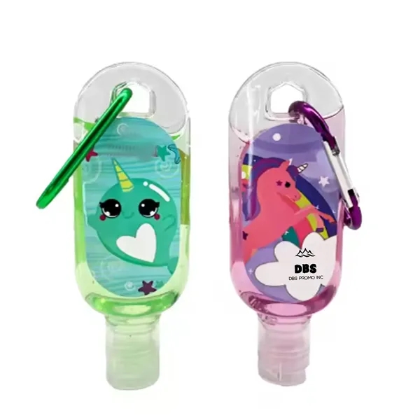 Convenient Custom Hand Sanitizer with Keychain - Stay Clean