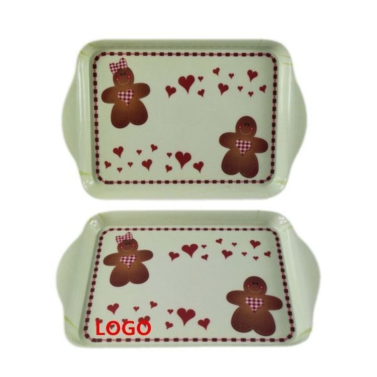 Santa Cookie Plate/ Melamine Plate 1