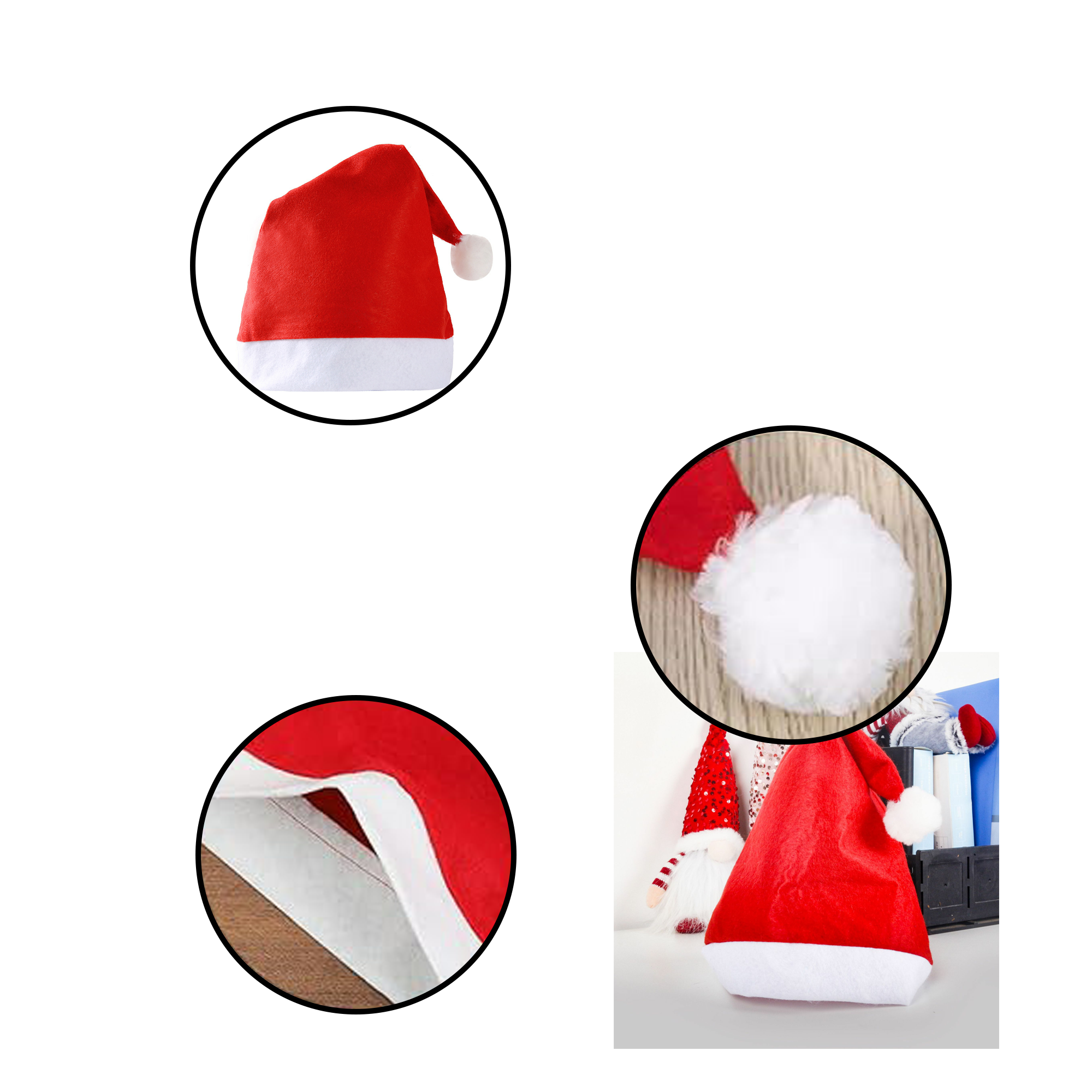 Full Color Children's Christmas hat 3