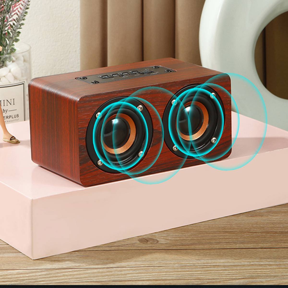 Wooden Vintage Bluetooth Speaker 5