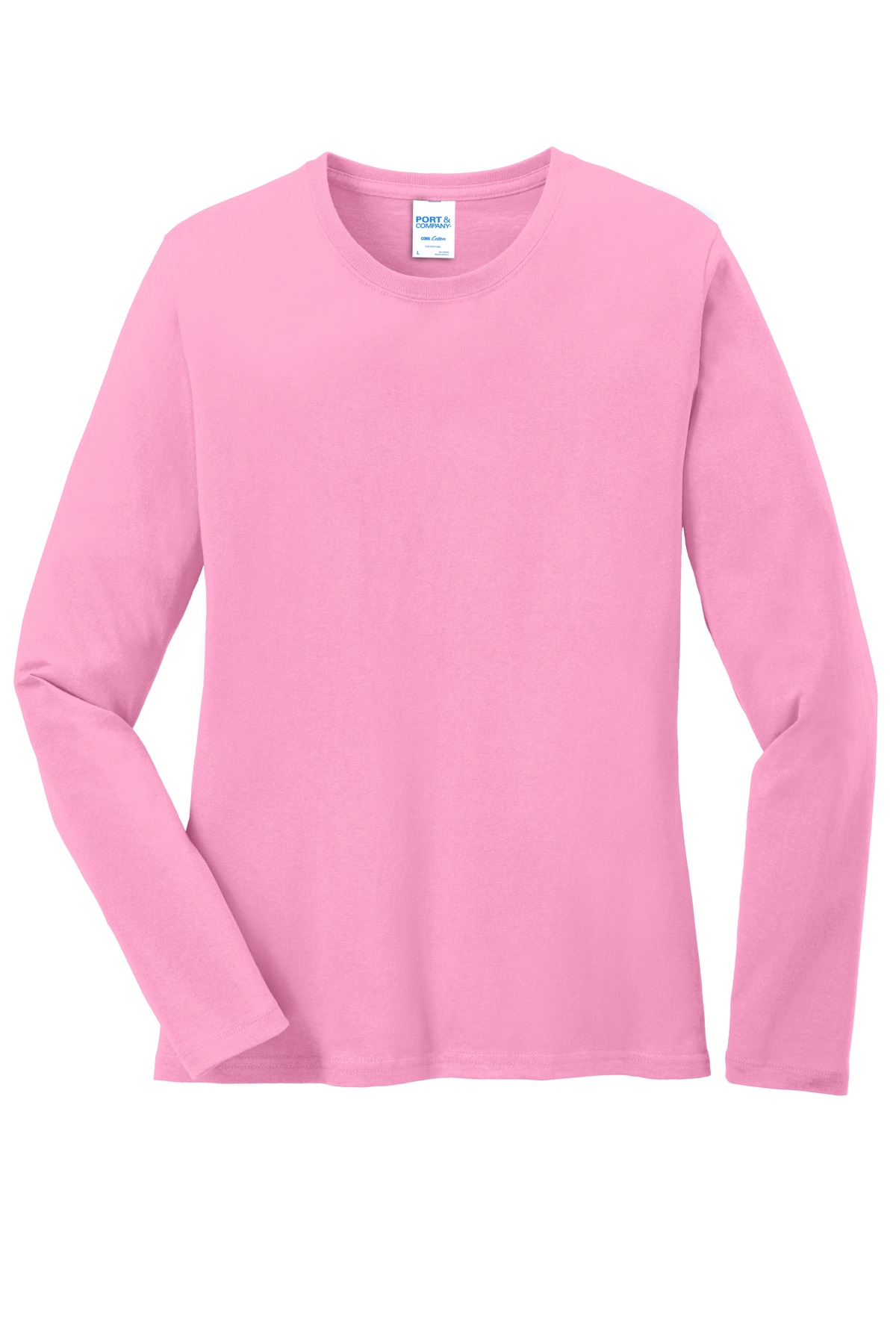 Port & Co Women's Long Sleeve Core Cotton Tee. LPC54LS 26
