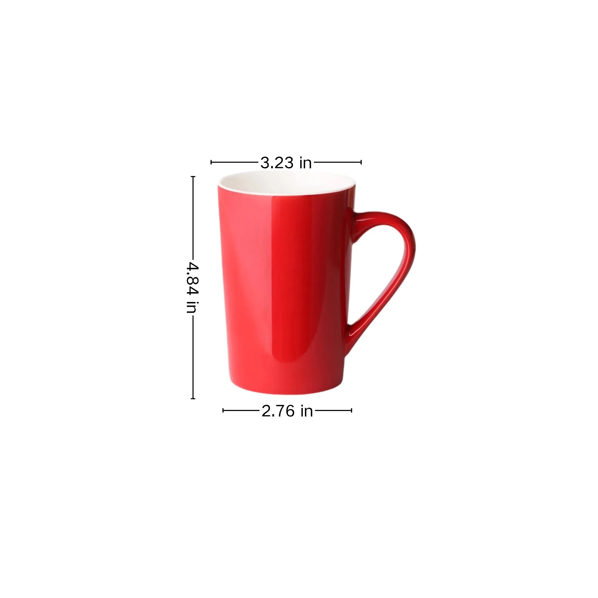 12oz Solid Color Ceramic Mug 2
