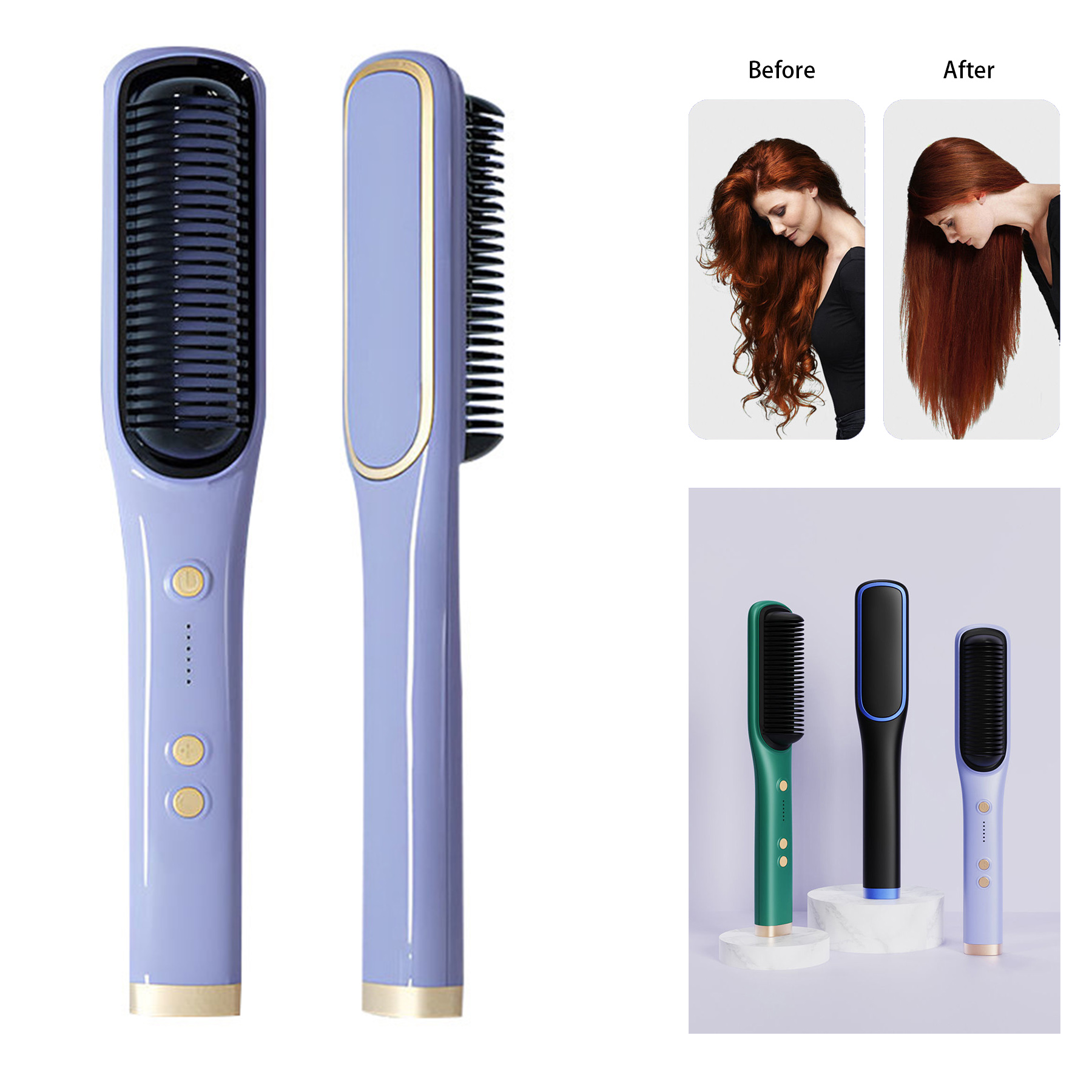 Electric Comb Hair Straightener 2