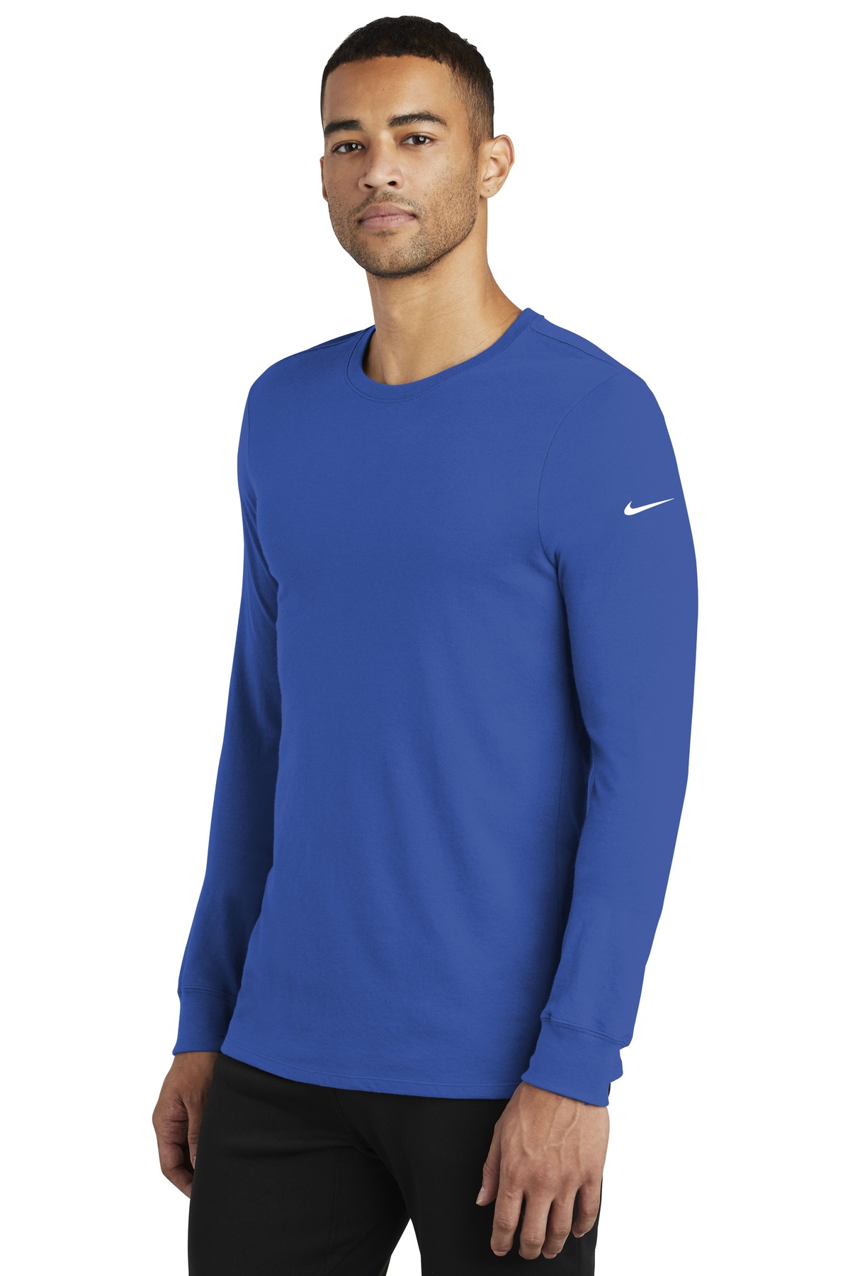 Nike® Dri-FIT Cotton/Poly Long Sleeve Tee 1