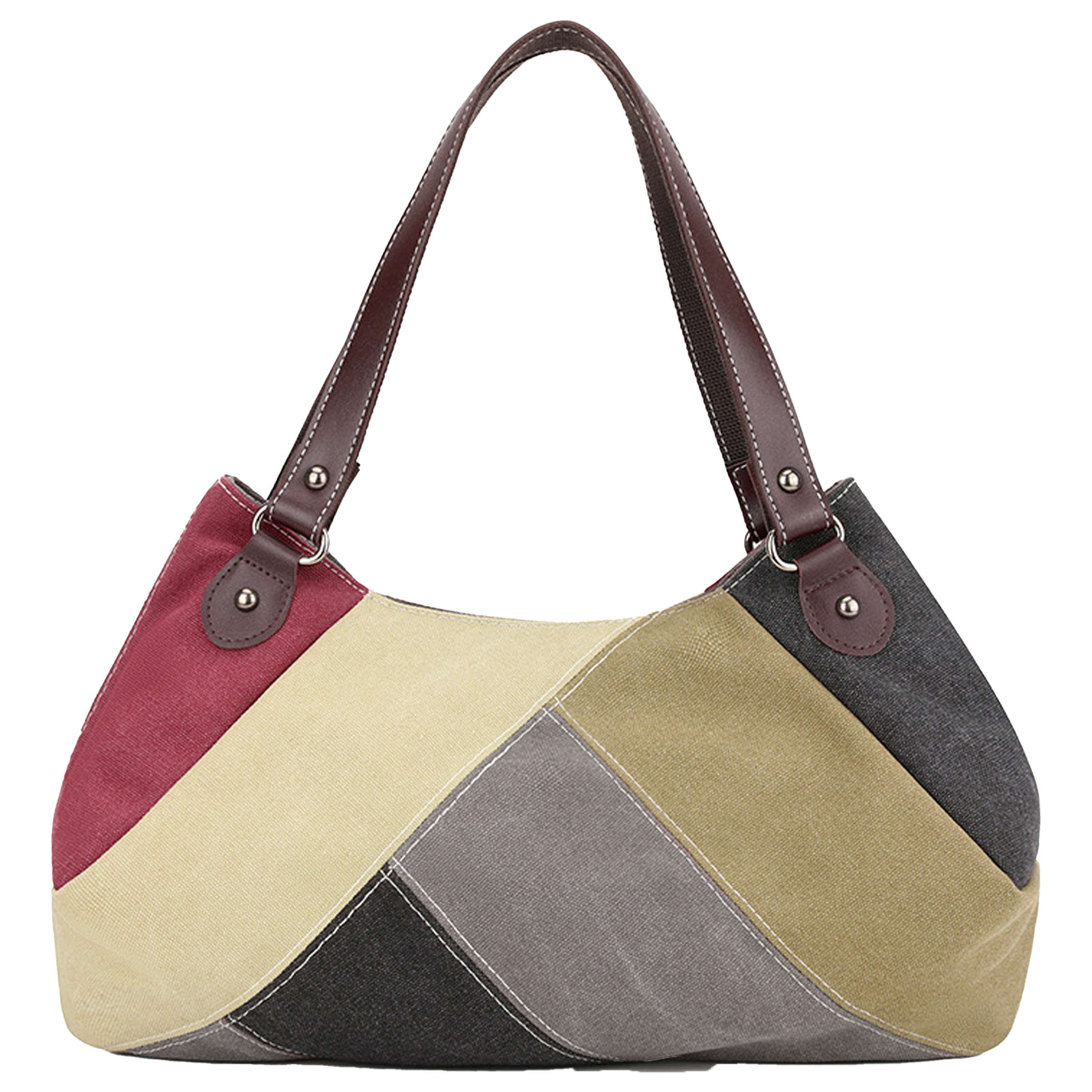 Canvas Large Capacity Simple And Stylish Tote Bag, custom tote bag with logo imprint 6