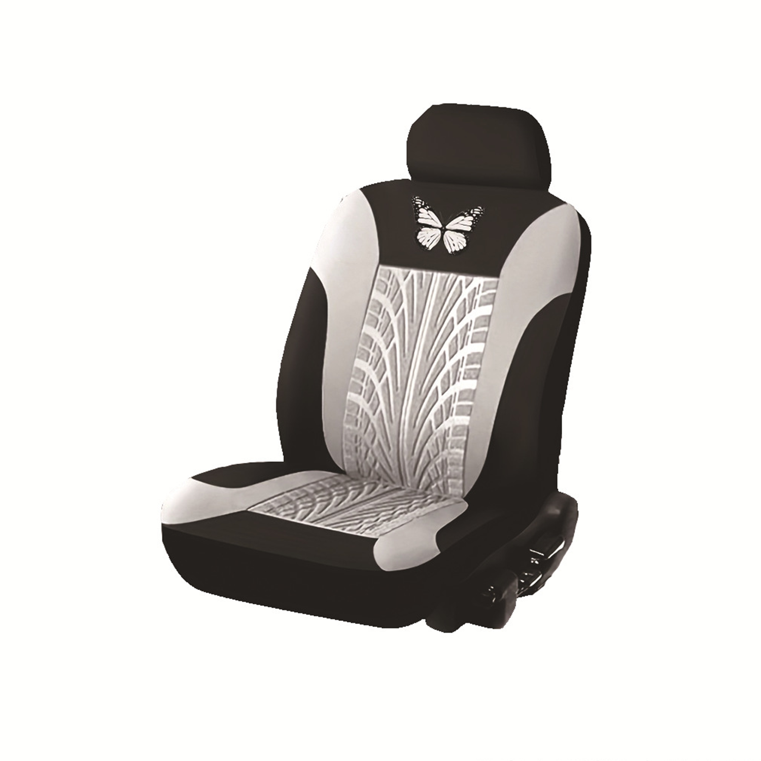 Full Set Fashion Butterfly Cloth Cushion Mat Car Seat Cover 12