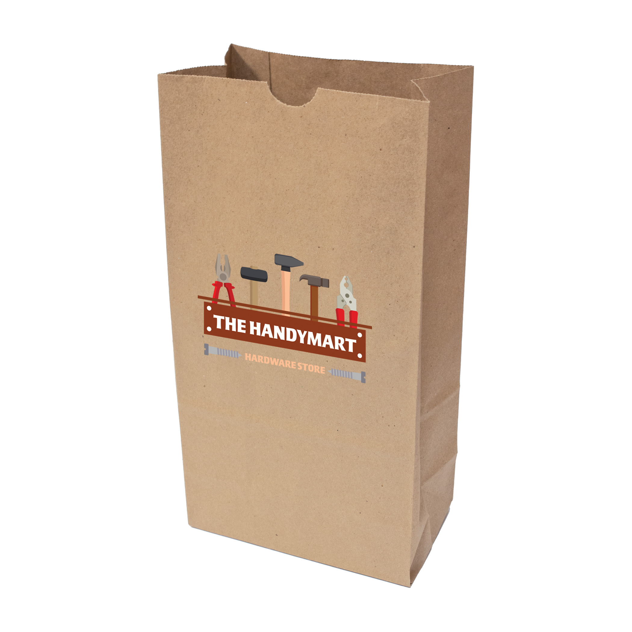Coin & Nail Bag- Heavyweight Natural Kraft SOS 1