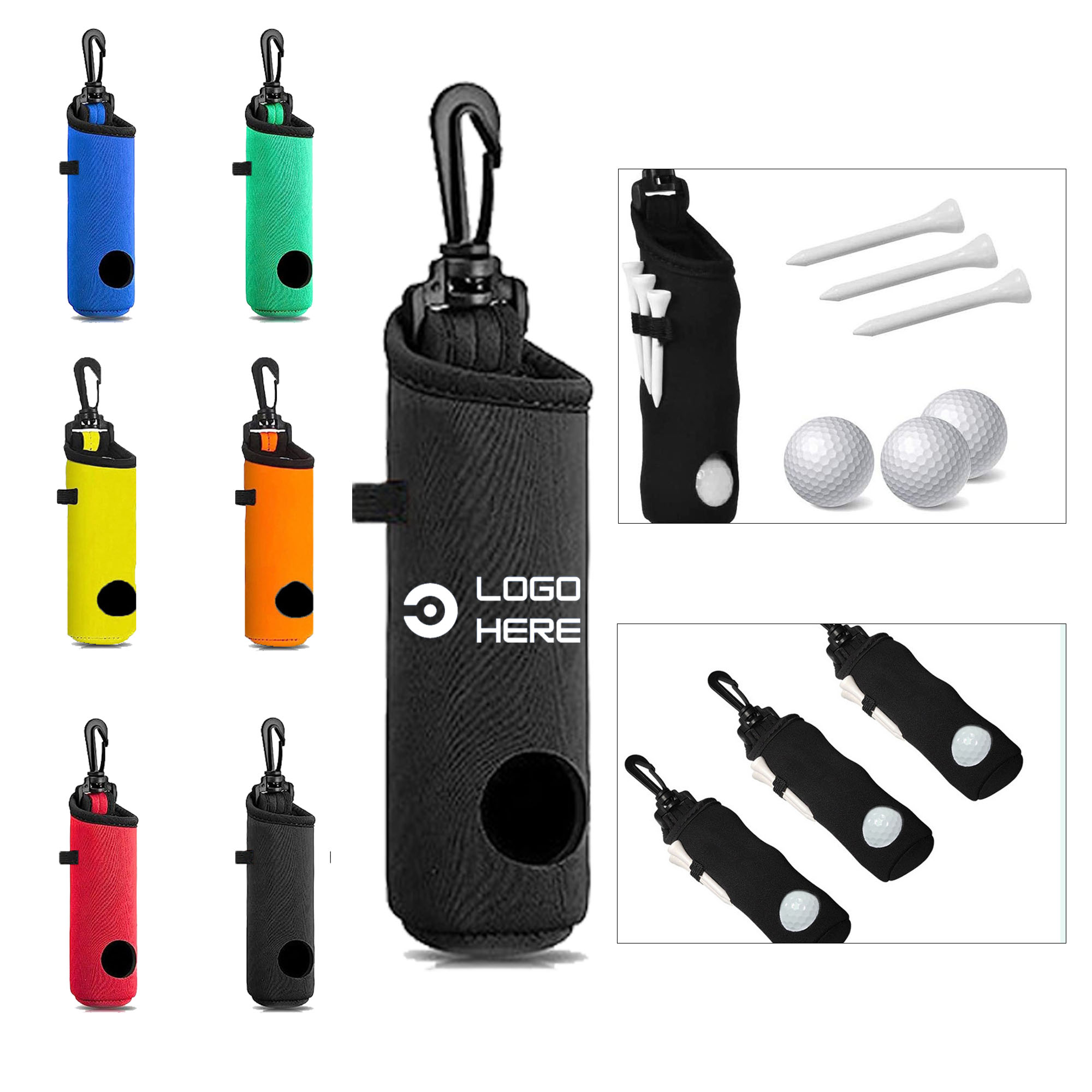 Golf Ball Protector Case Portable Storage Bag 1