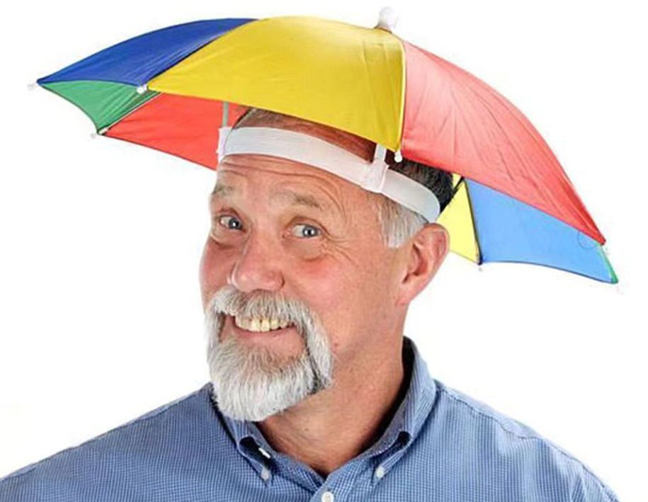 Portable Rain Hat Umbrella 2