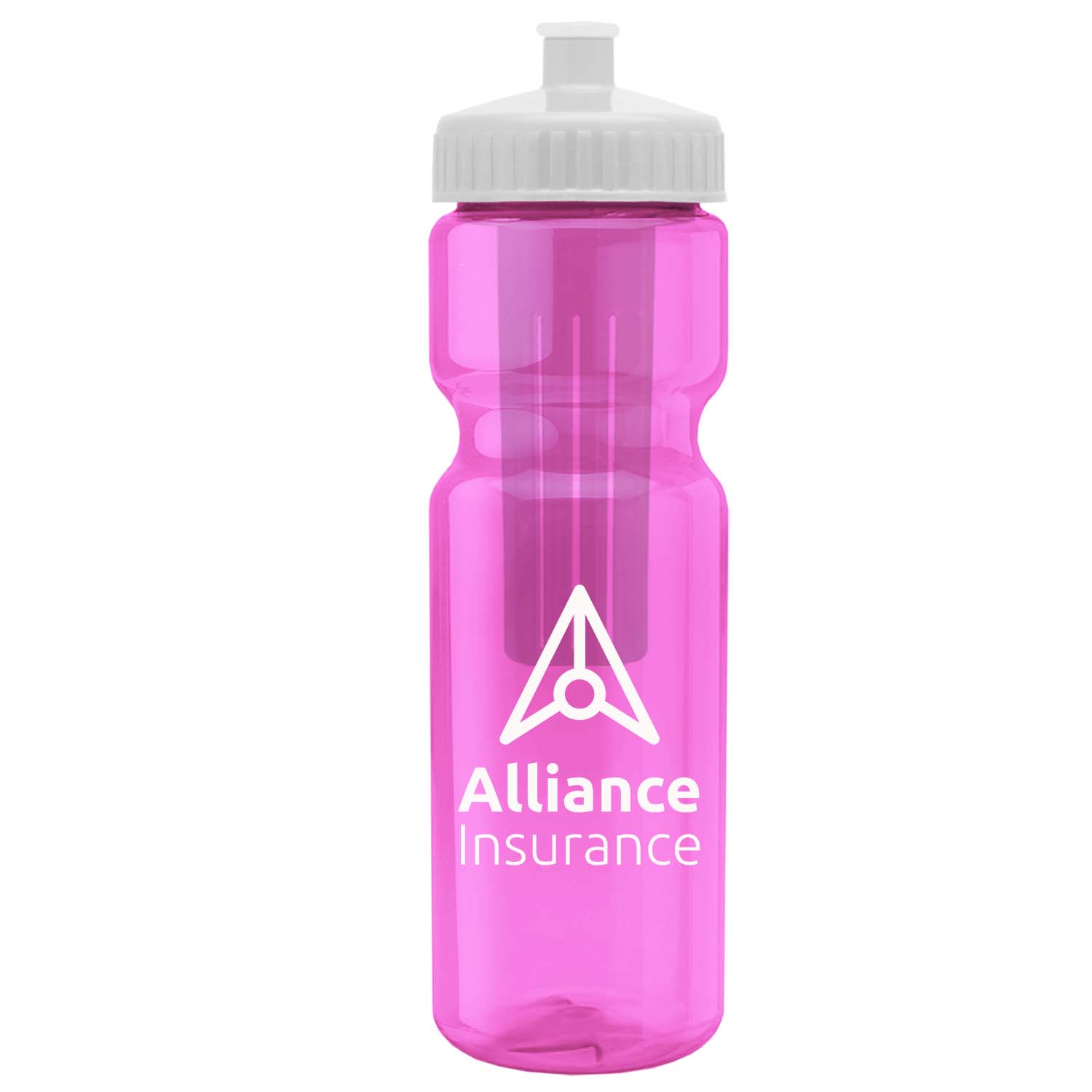 Champion - 28 oz. Transparent Bottle with Push pull and Infuser 6