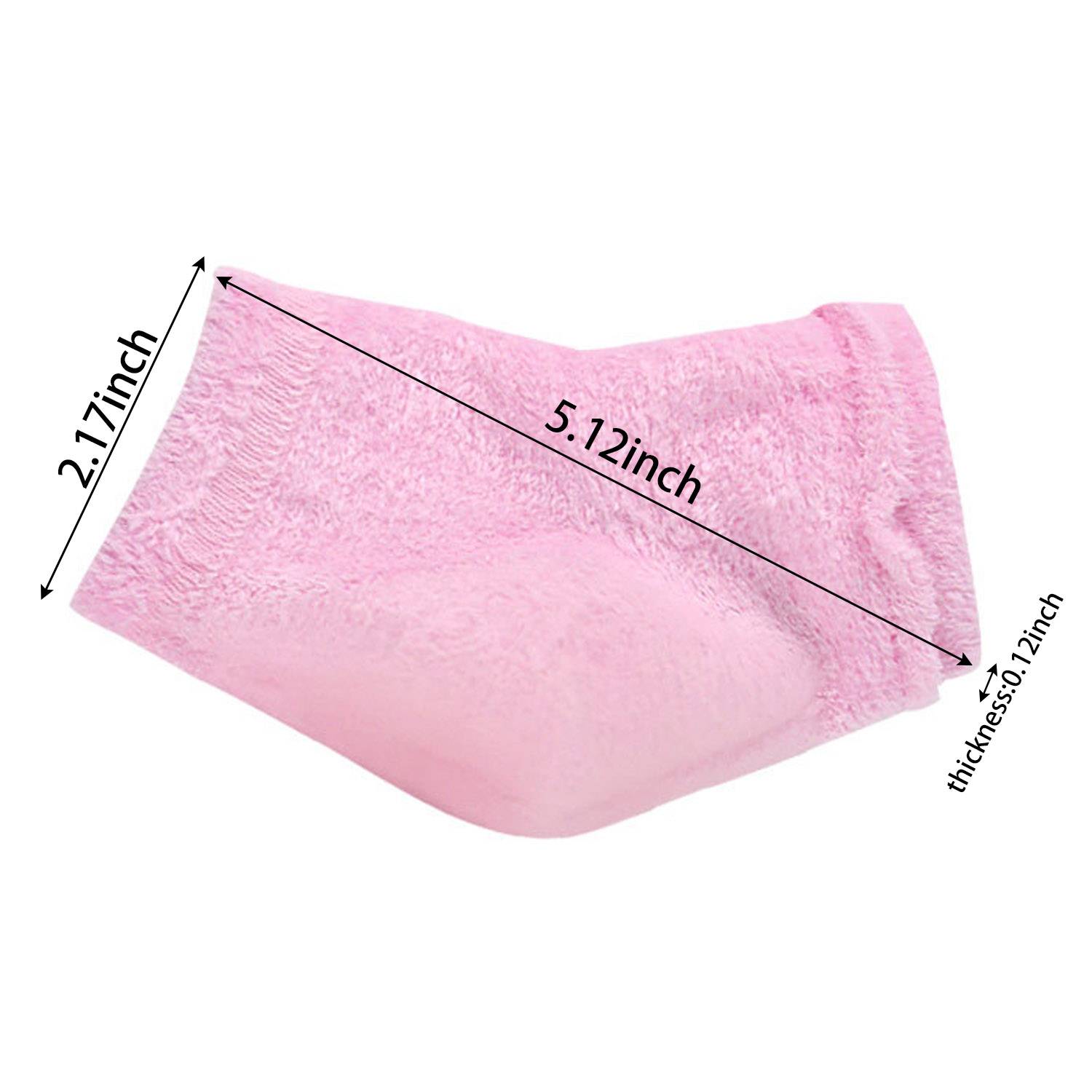 Comfortable Soft Moisturizing Fuzzy Sleep Gel Heel Sock 5