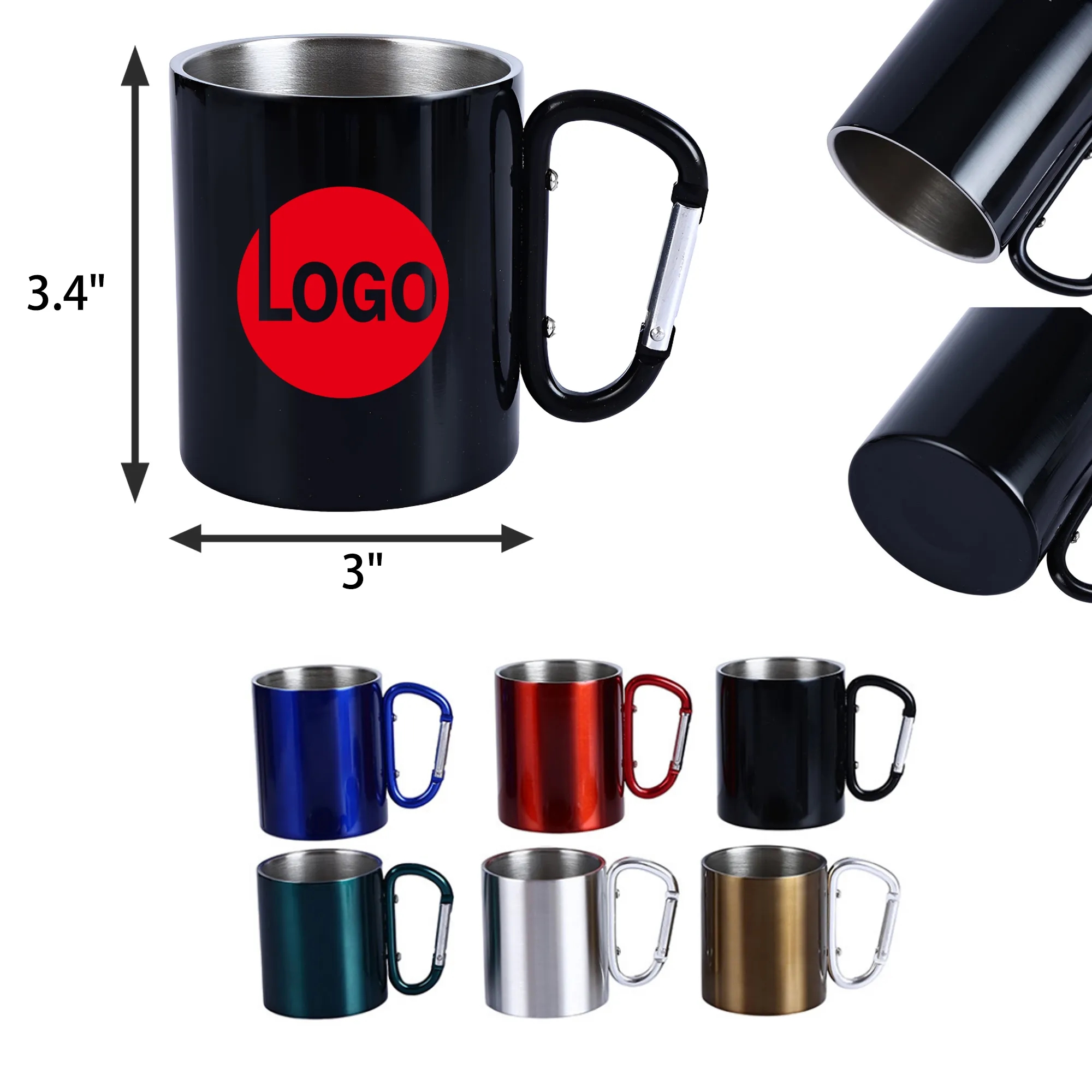 10 OZ Outdoor Camping Stainless Steel Cup