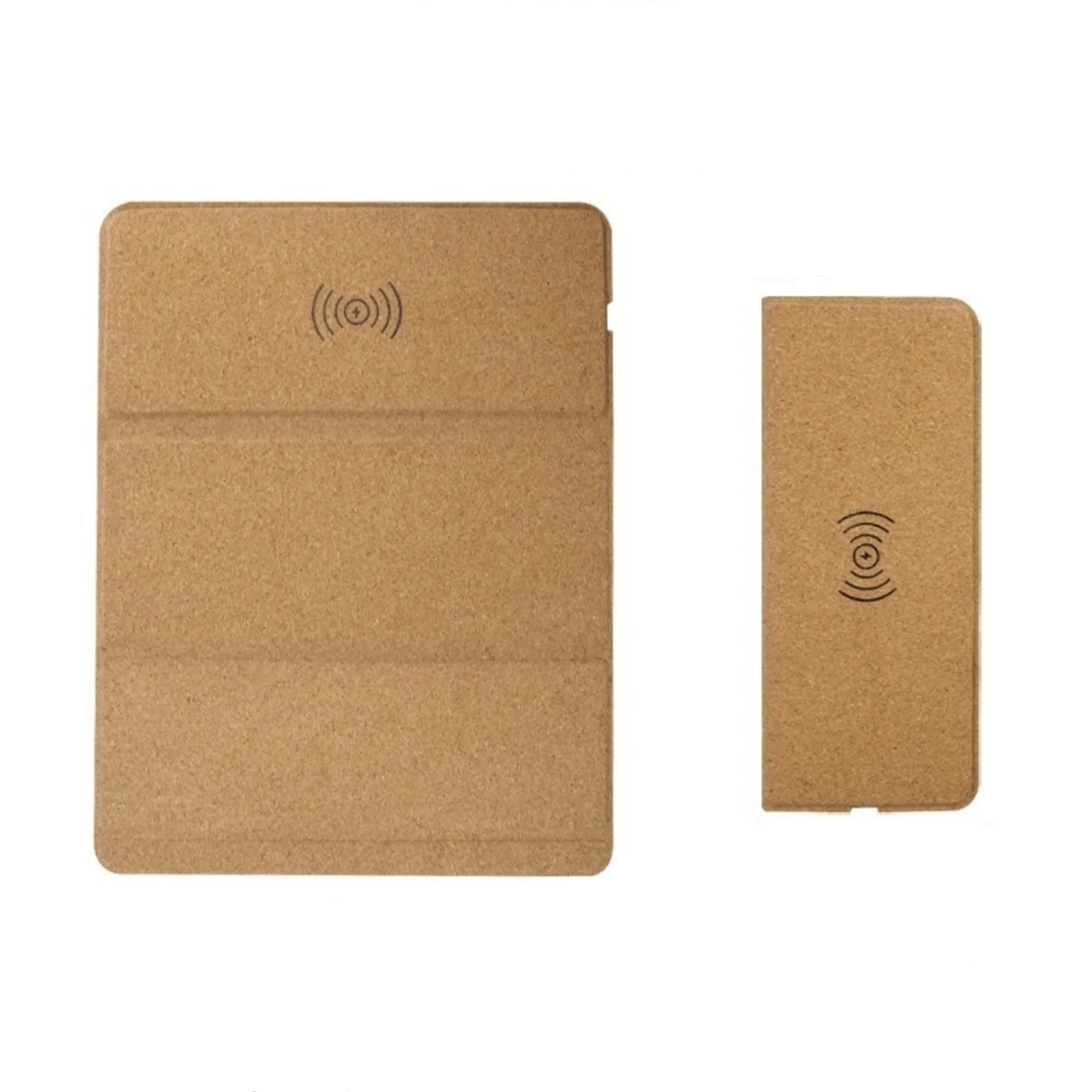 3-Fold Cork Mouse Pad With Wireless Fast Charging 7