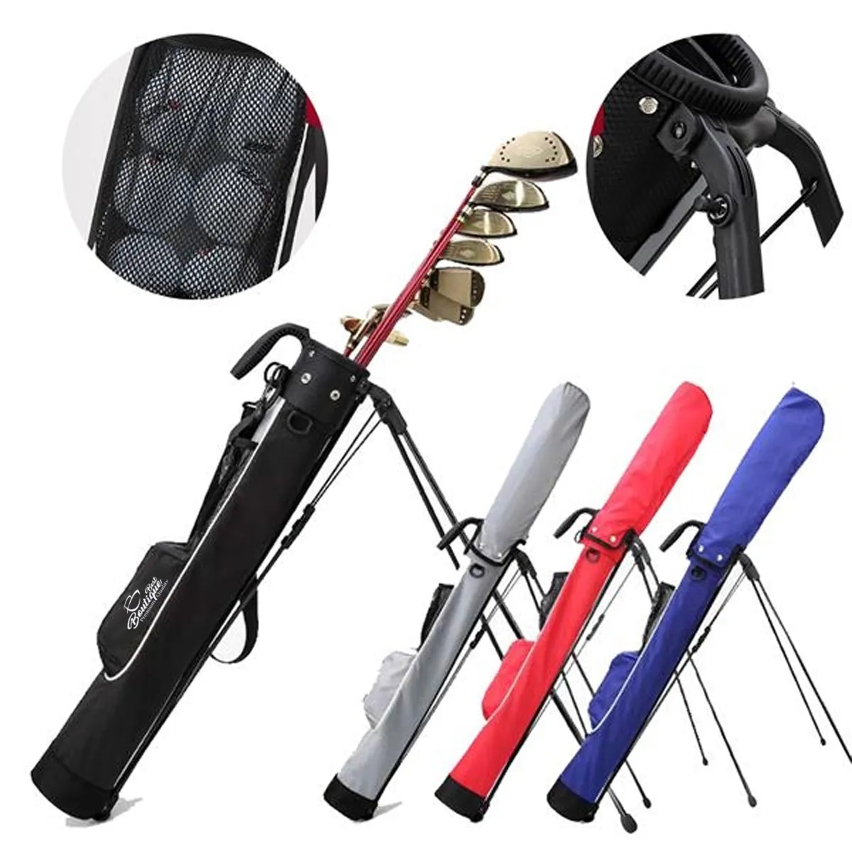 Waterproof Sunday Golf Lightweight Stand Carry Bag 3