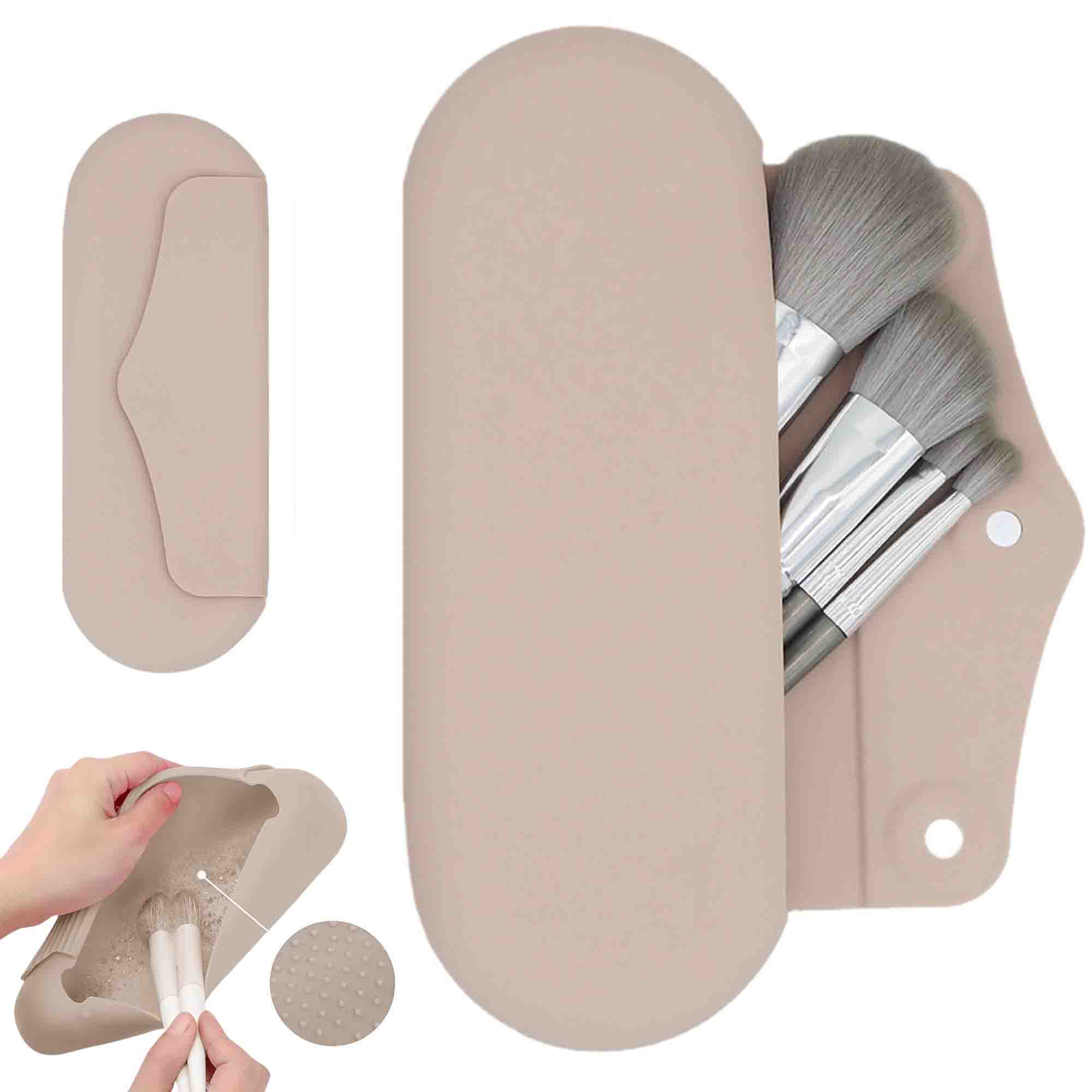 Silicone Travel Makeup Brush Cosmetic Holder 2