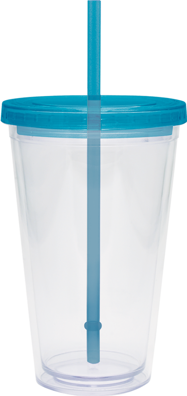 20 oz. Large Carnival Cup - Color Lid and Straw 29
