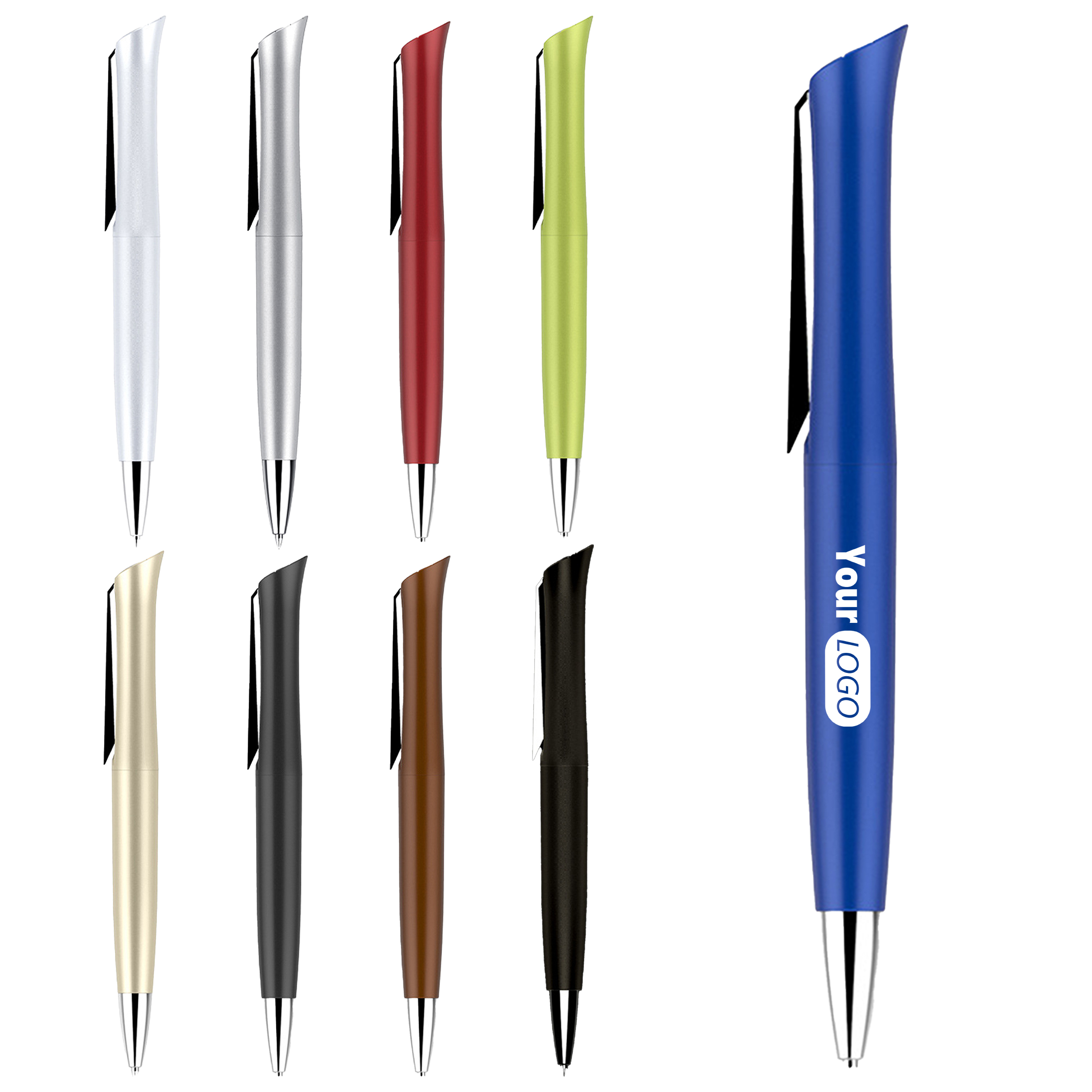 Steel Sleek Metallic Custom Pen 3