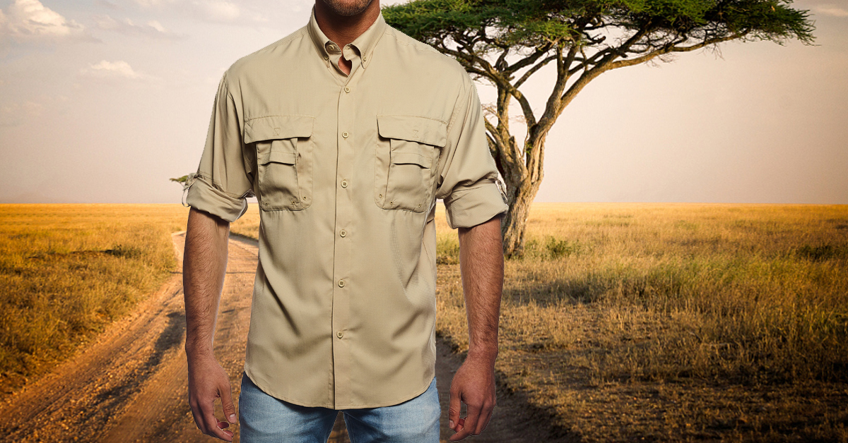 Men's Long Sleeve Fishing Shirt 46