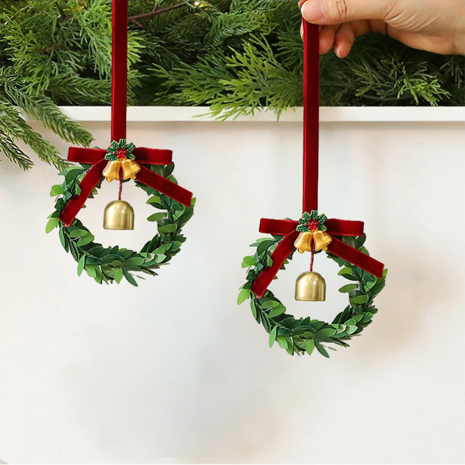 Bell Wreath Christmas Tree Ornament 2