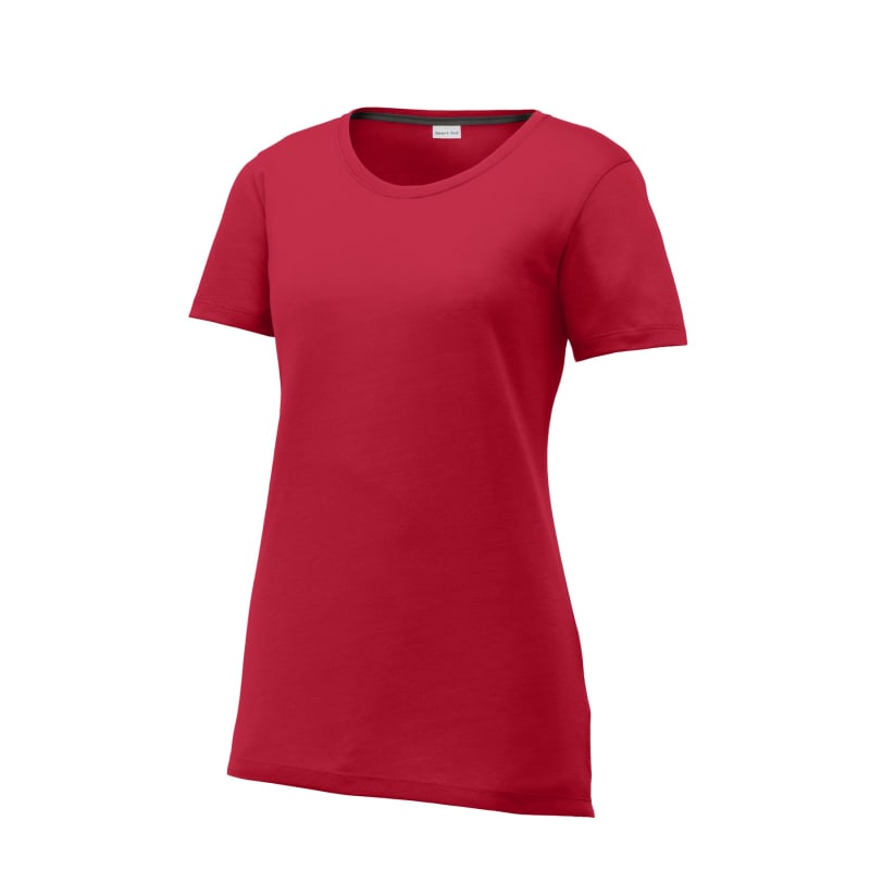 Sport-Tek Women's PosiCharge Competitor Cotton Touch Scoop Neck Tee. 33