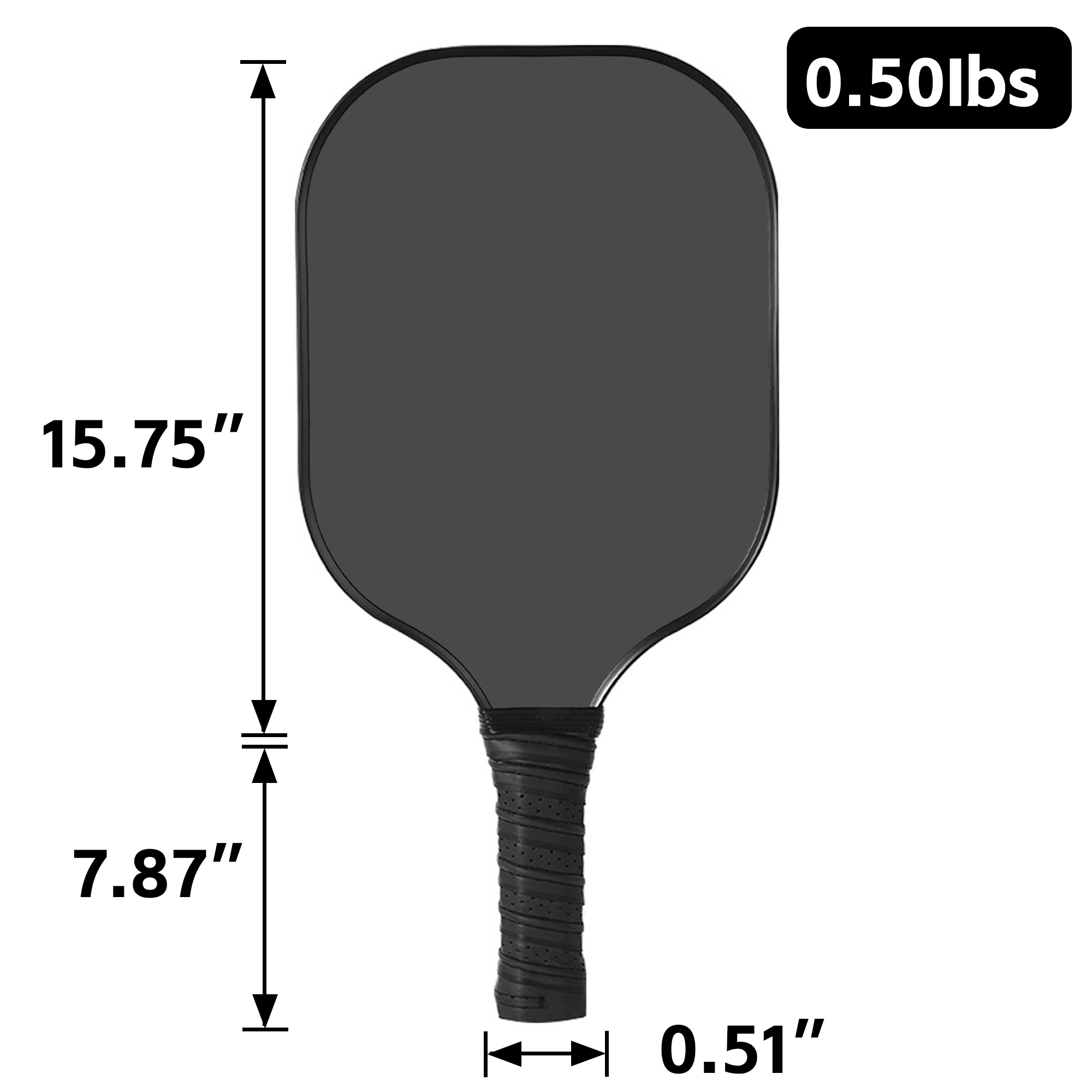 Carbon Fiber Pickleball Set 2 Paddles 4 Balls Bag 4