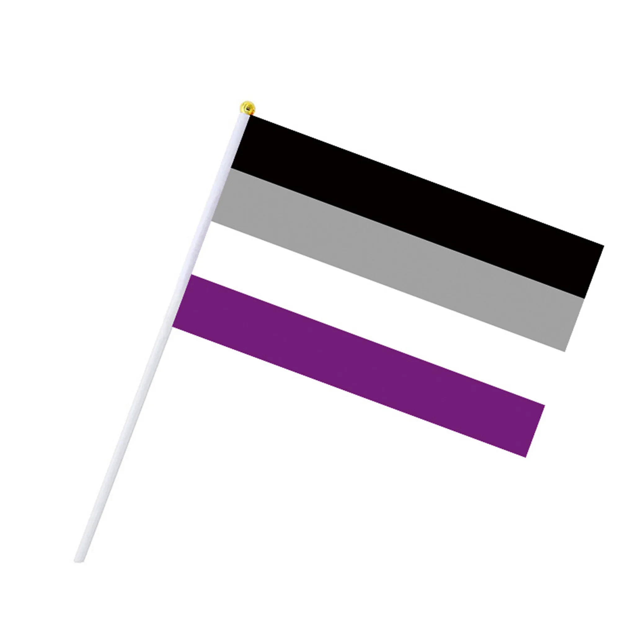 MOQ50 100D polyester Hand Flag 4