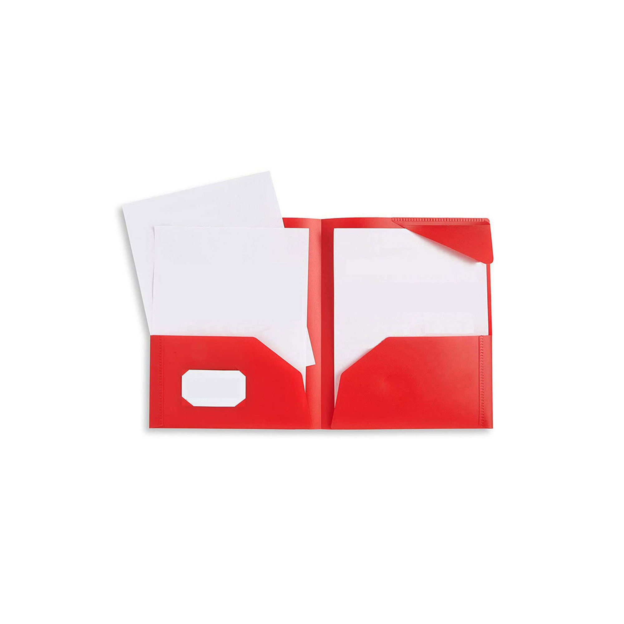 Plastic Two Pocket Folder 2