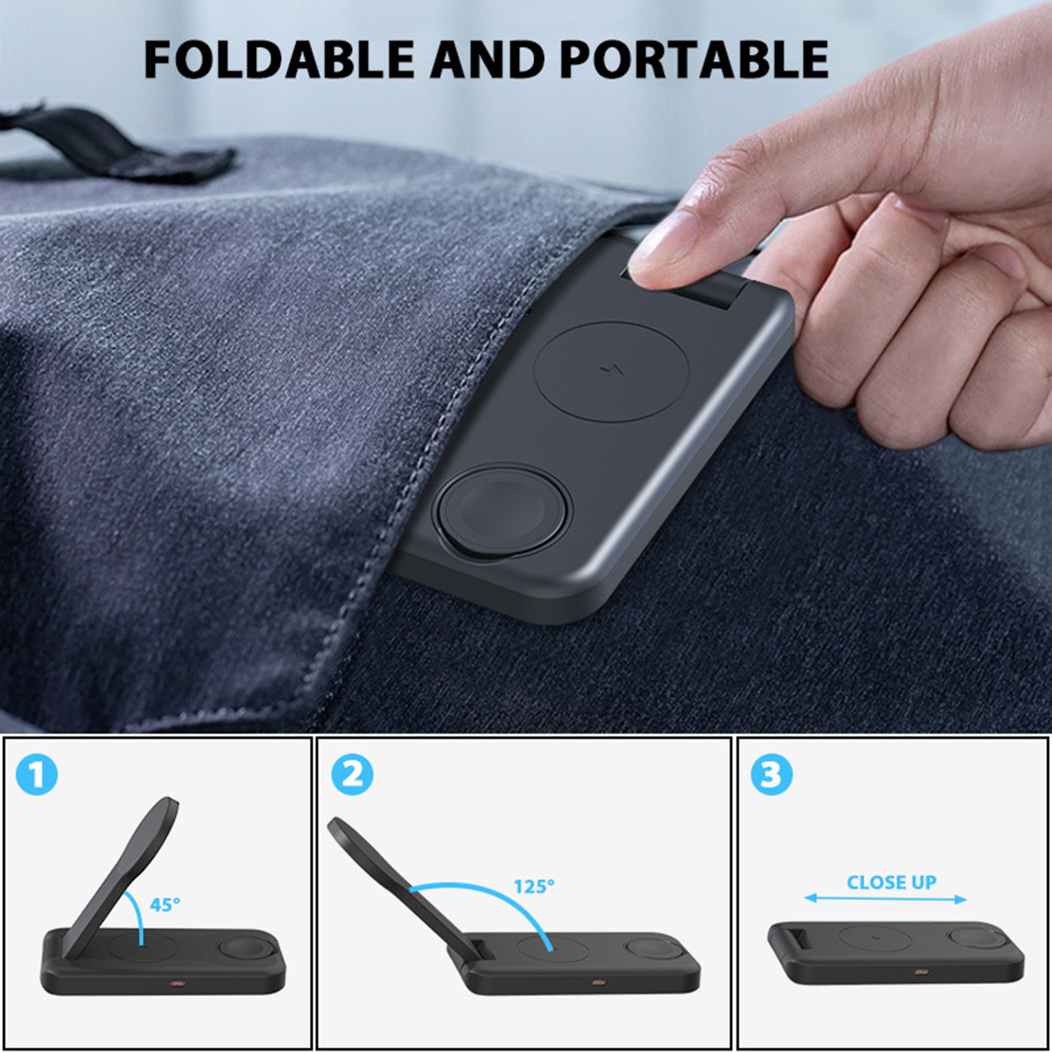 3 In 1 Wireless Charger for Mobile Devices 4