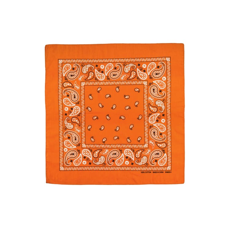 Cotton Bandana - Orange 2