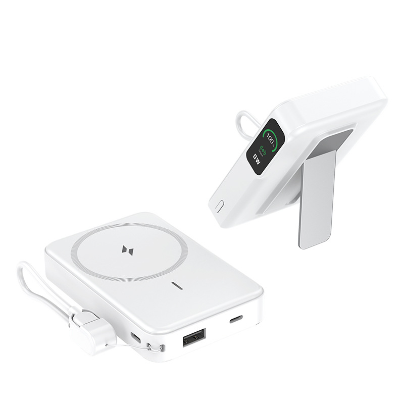 10000mAh 15W Magnetic Wireless Power Bank W/ Stand 4