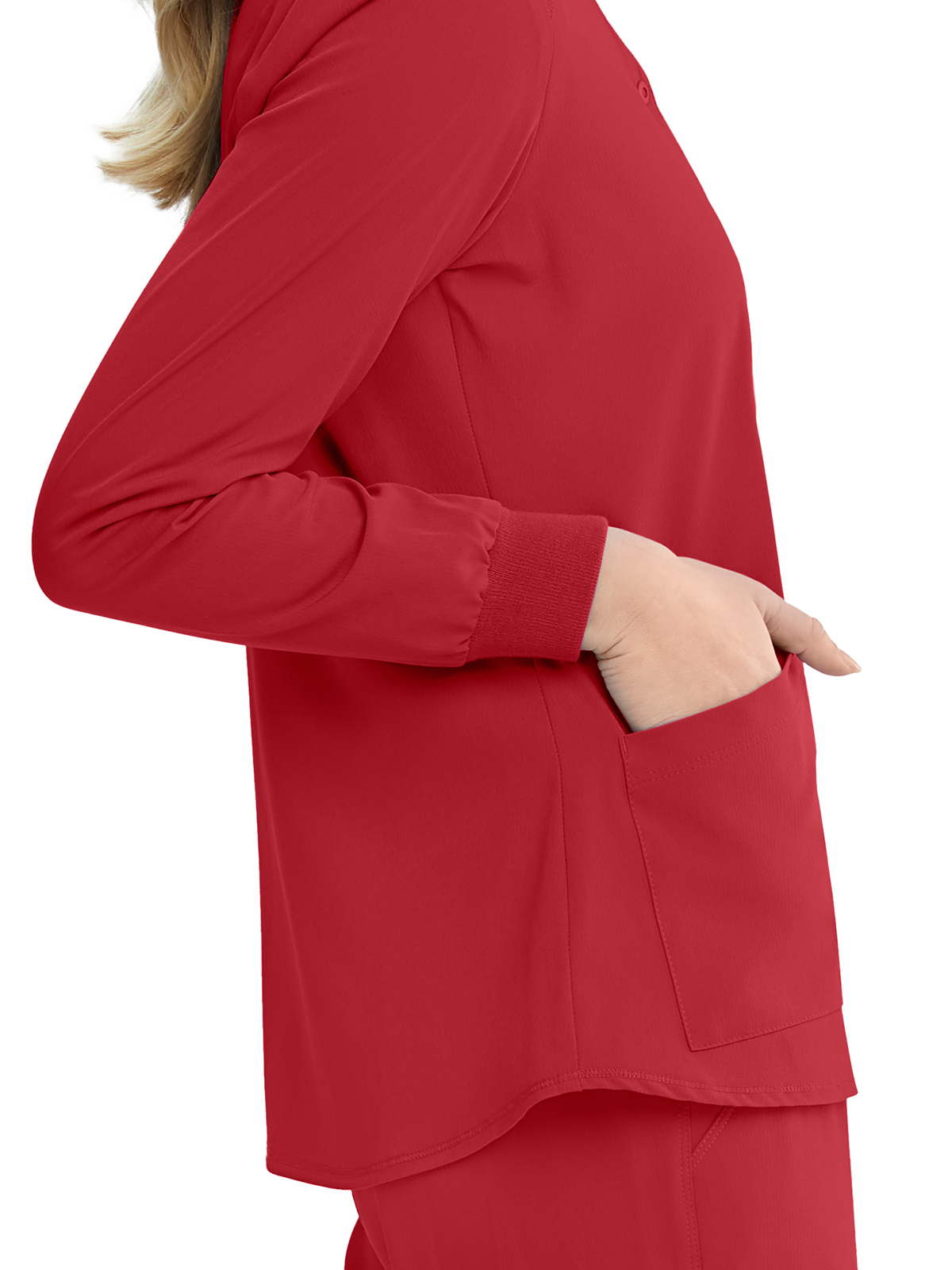 Skechers - Women's Two-Pocket Snap-Front Stability Warm-Up Scrub Jacket 1