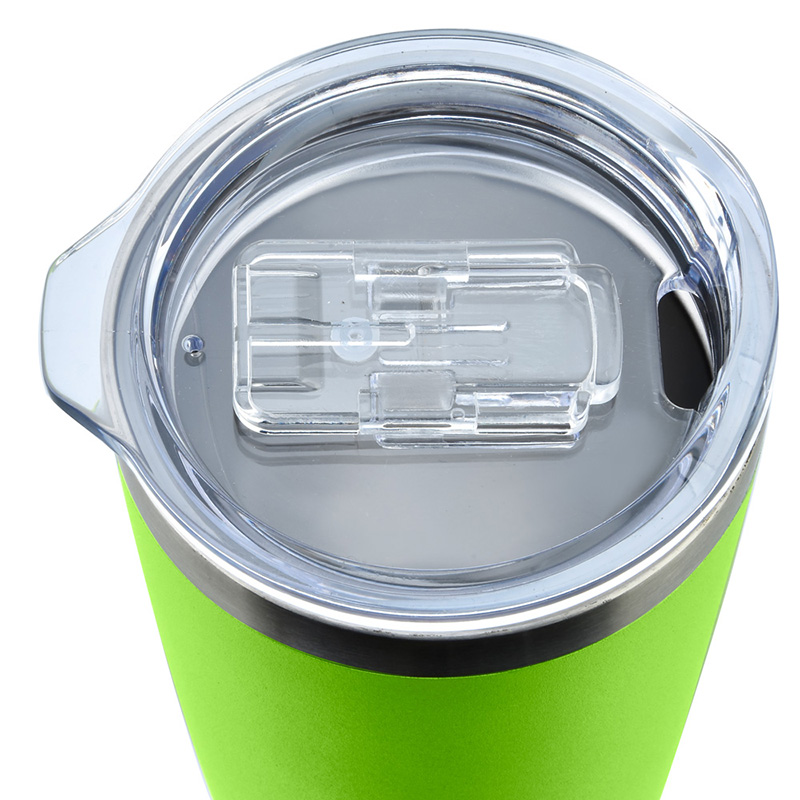 20oz. Stainless Steel Hot / Cold Beverage Tumbler with Slide Lid 8