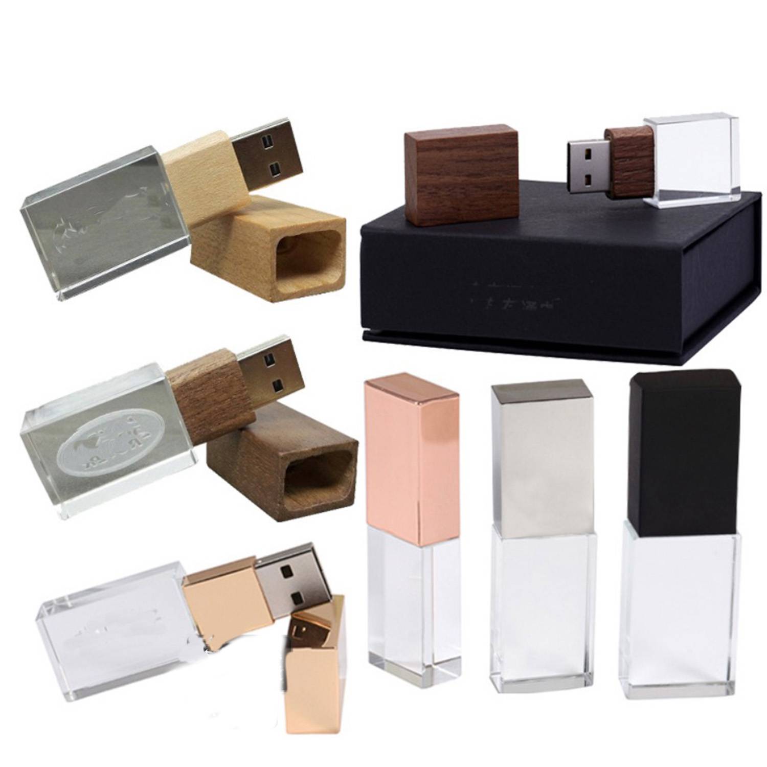 Crystal Clear USB Flash Drive 3