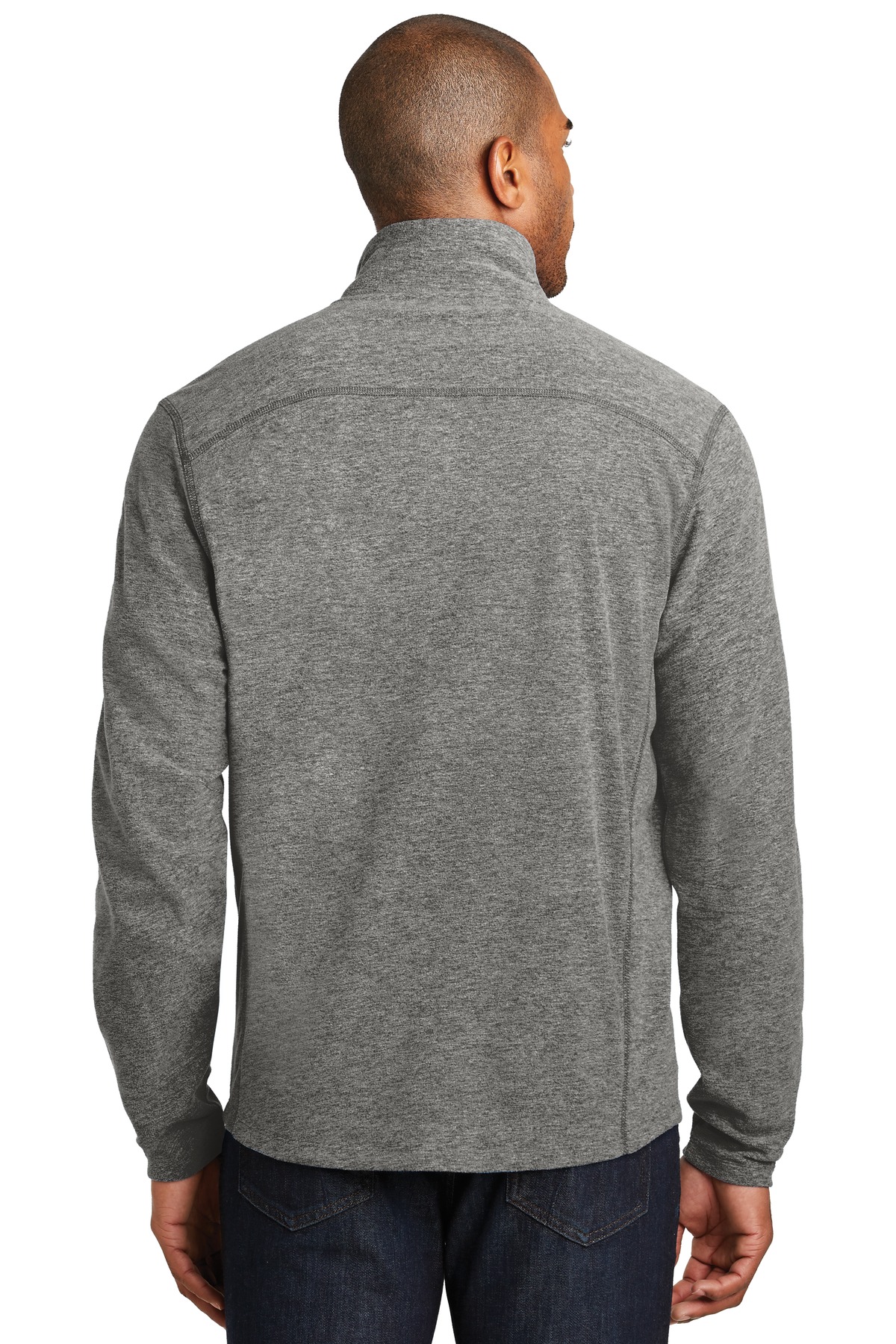 Port Authority Heather Microfleece Full-Zip Jacket. F235 2