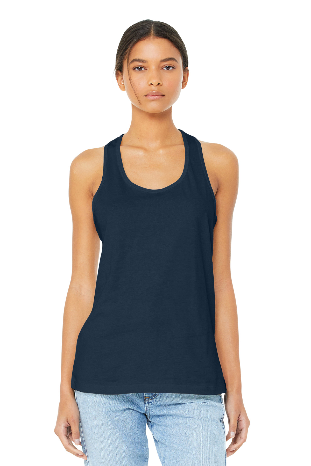 BELLA+CANVAS Women's Jersey Racerback Tank. BC6008 46
