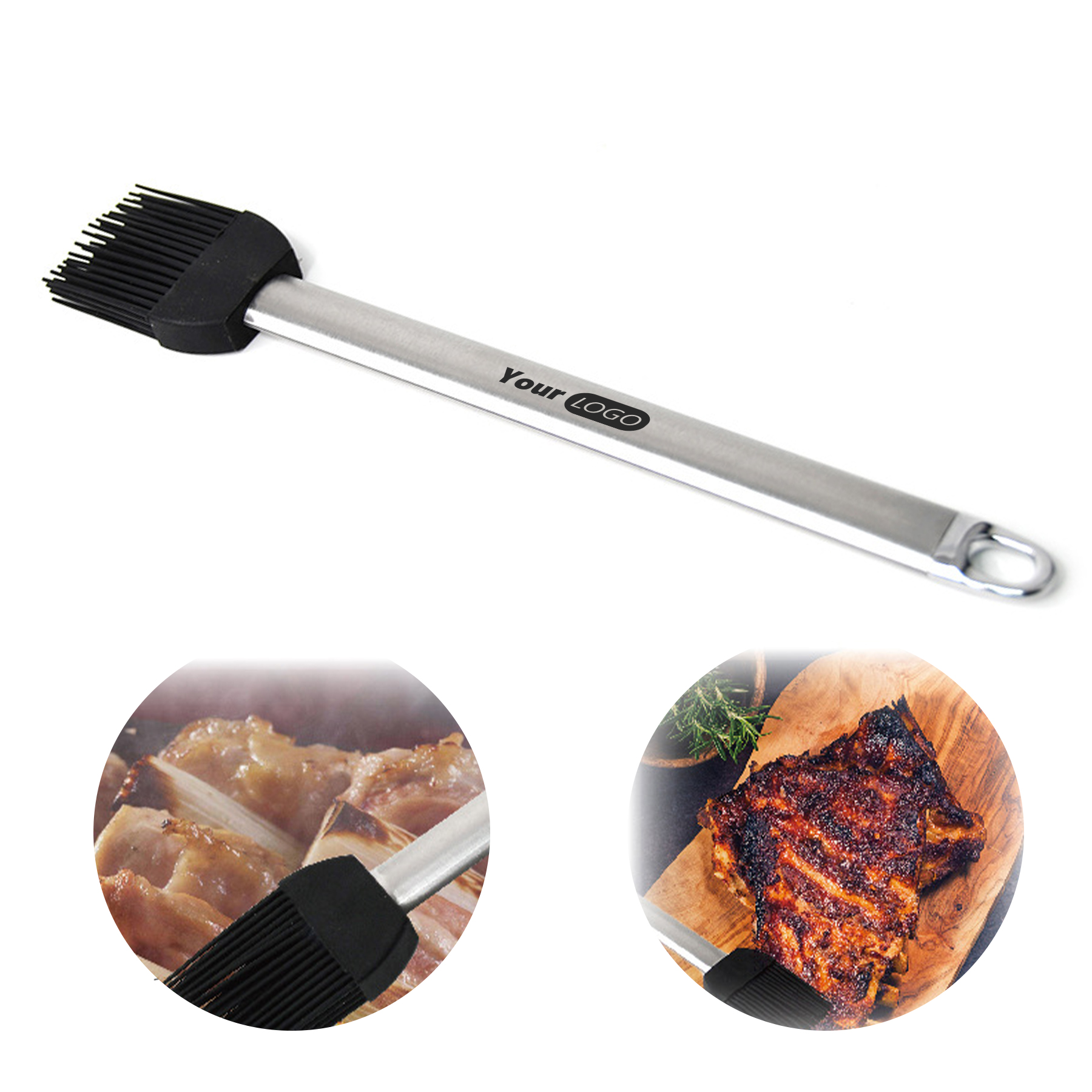 Stainless Steel Handle Oil Brush 6