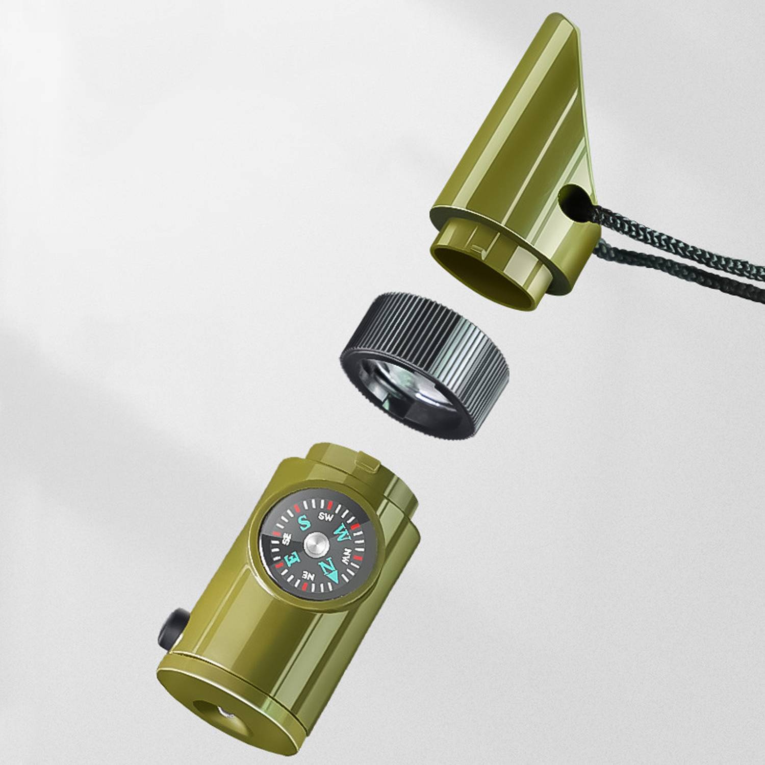 7 in 1 Multifunctional Outdoor Survival Whistle 4