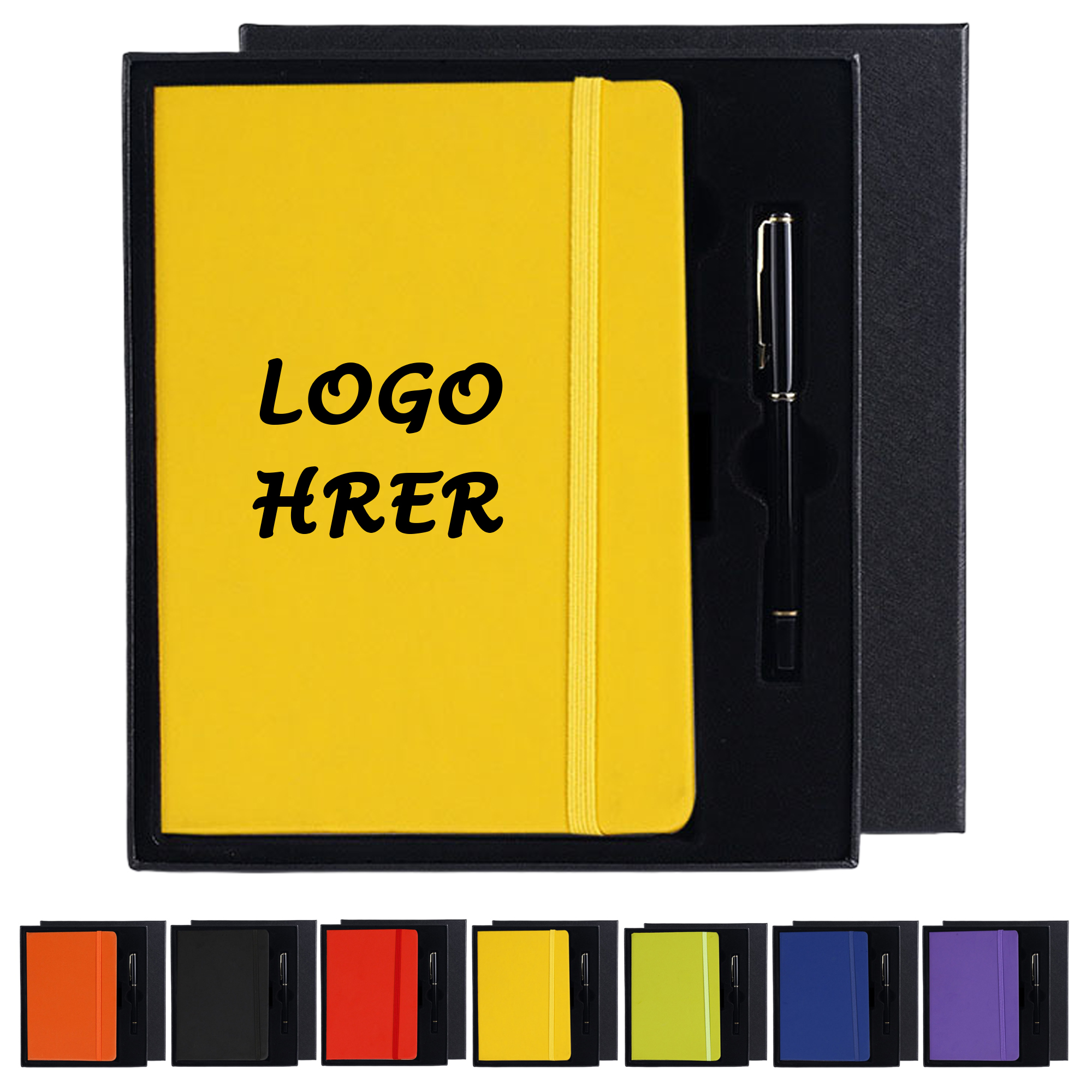 A5 Notebook with Ballpoint Pen Gift Box Set 2