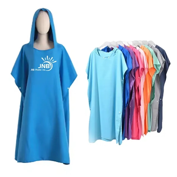 Quick-Drying Beach Changing Robe with Hood